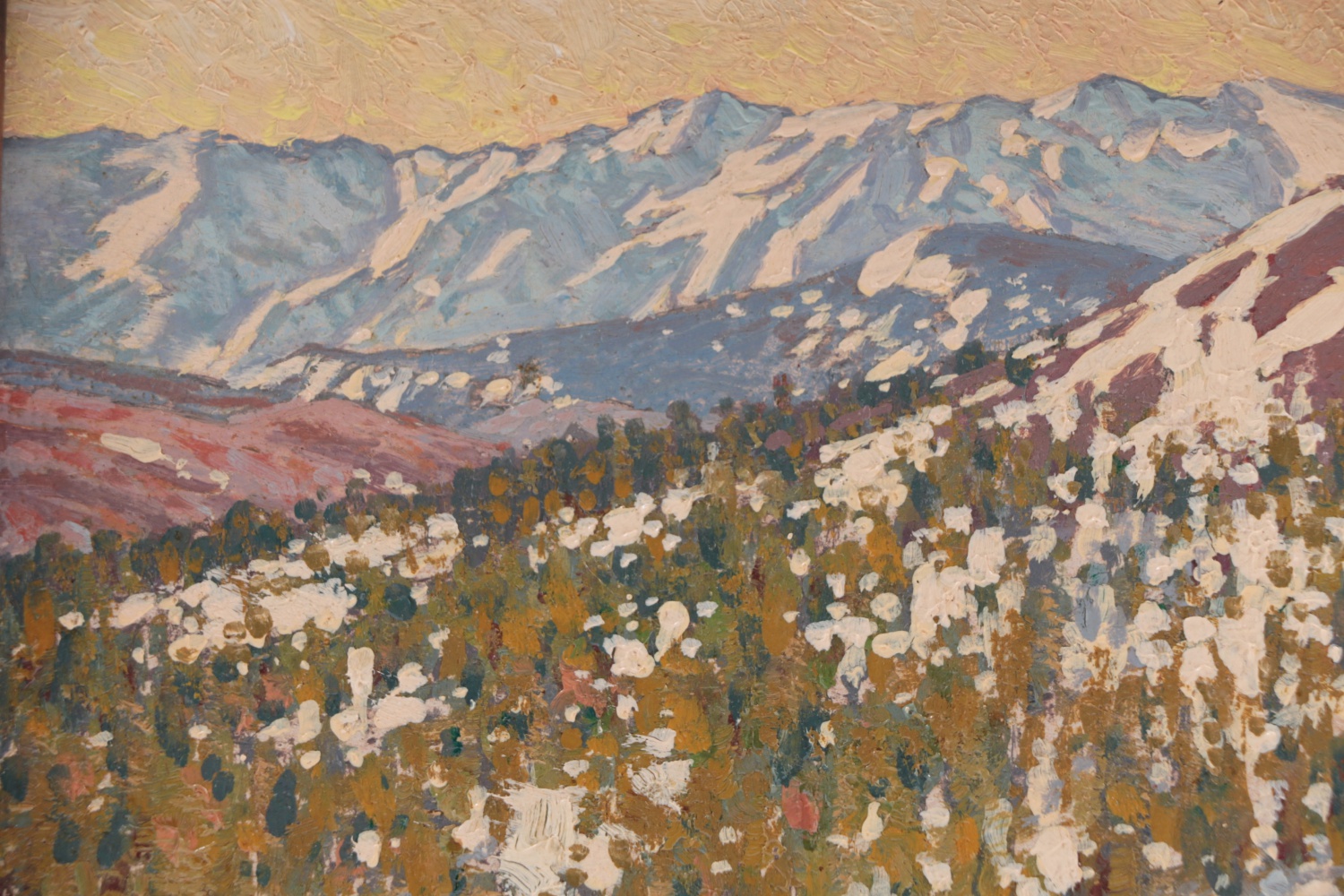 Irion Shields Oil Painting on Board "East from Sonora Pass"