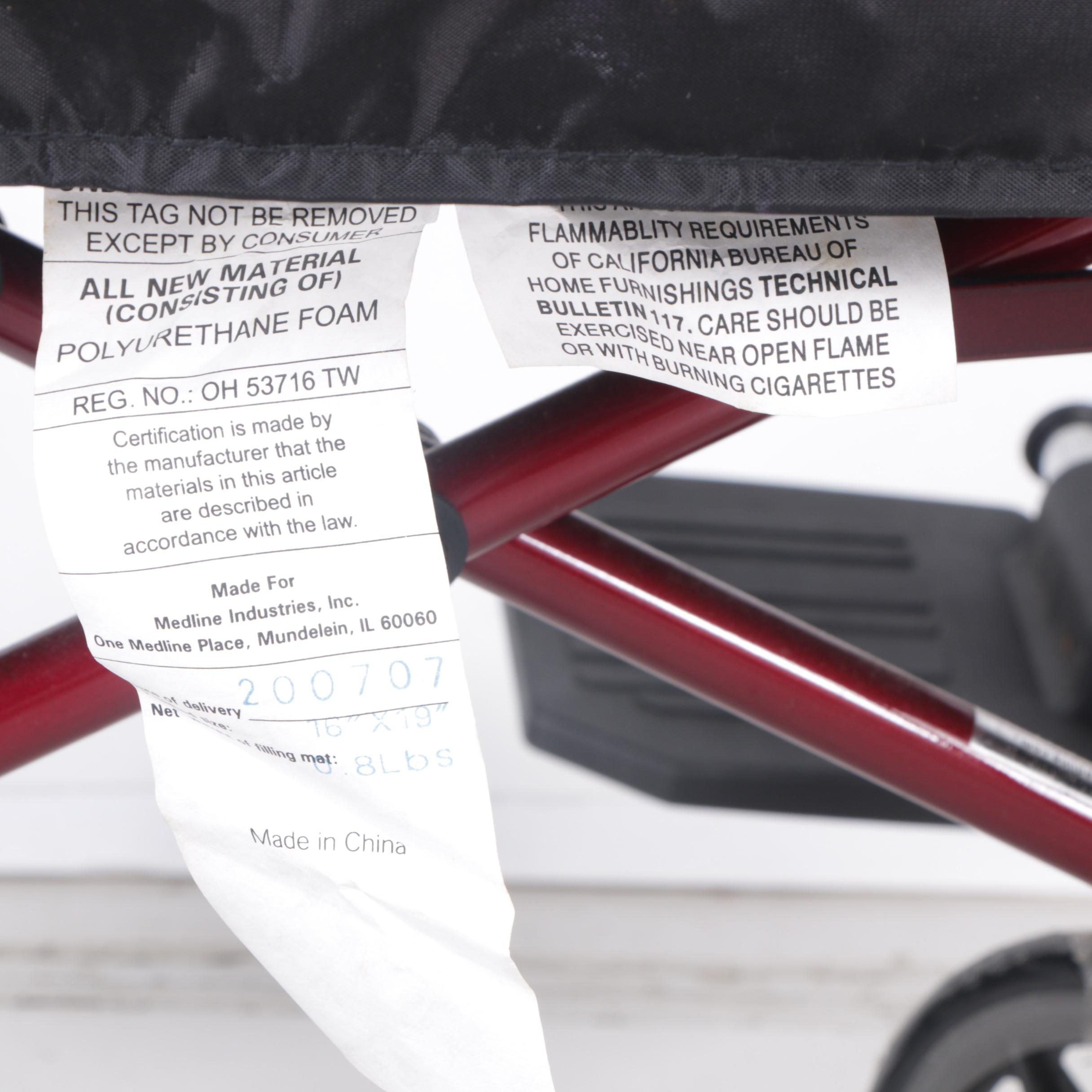 Medline Folding Transport Wheelchair