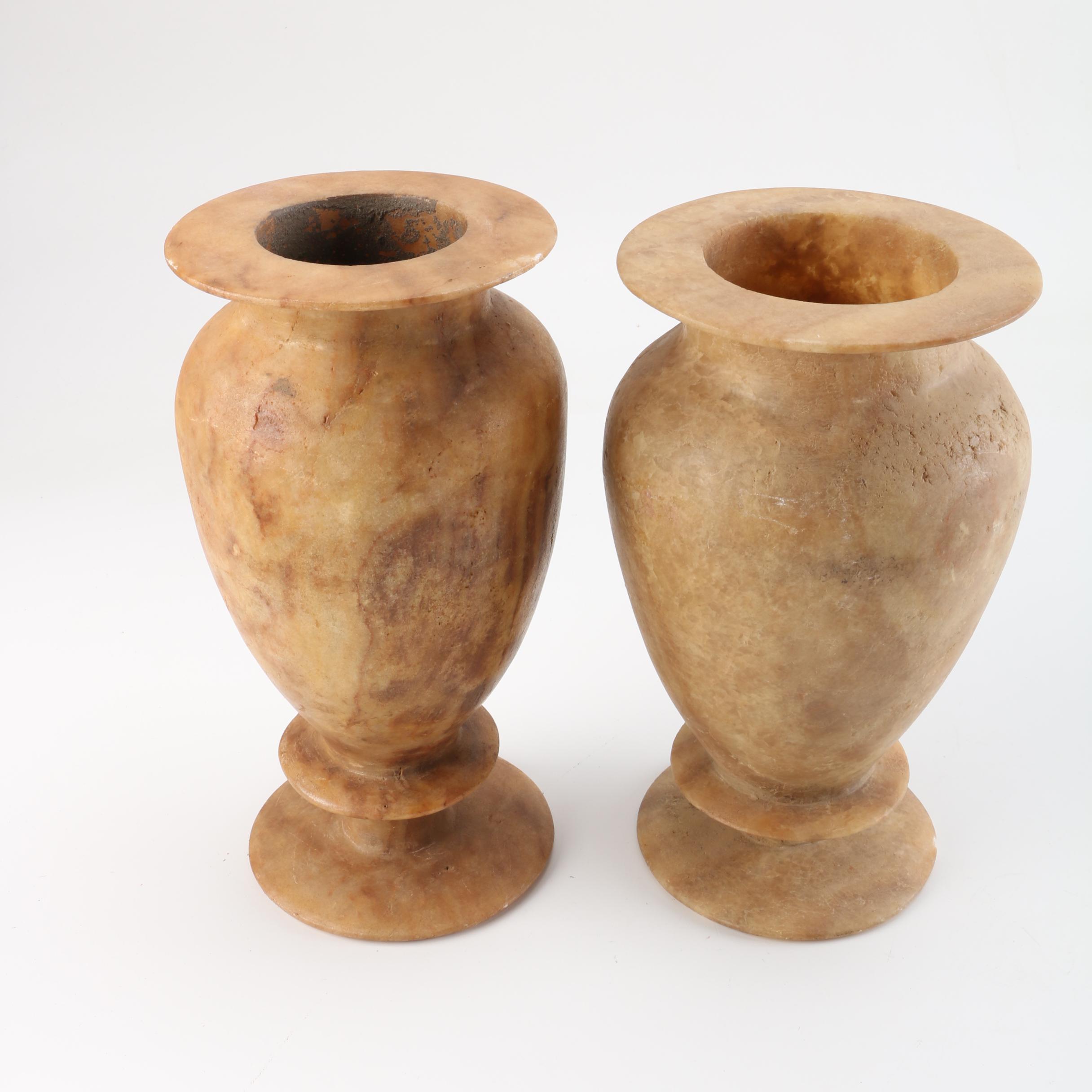 Carved Stone Vases