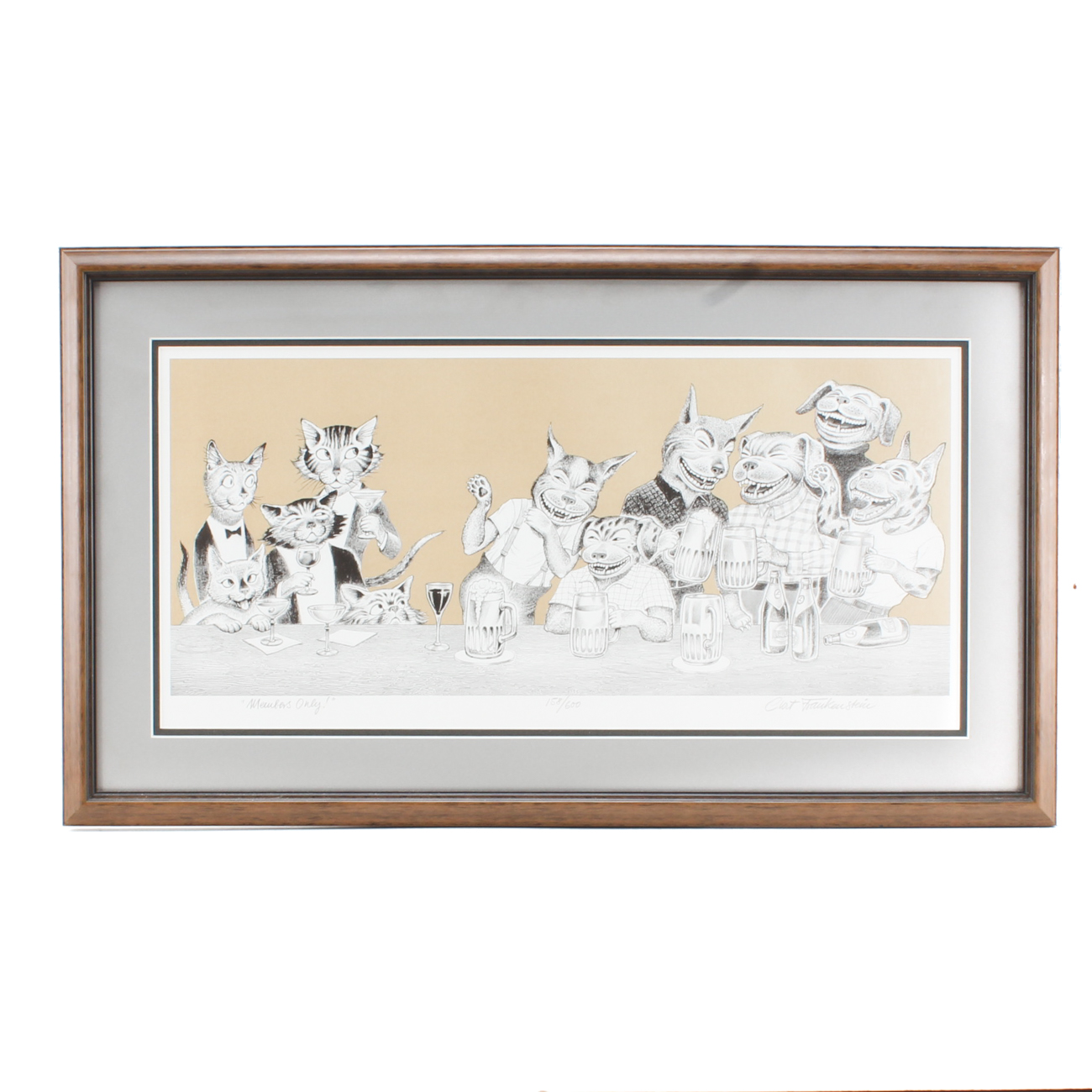 Curt Frankenstein Limited Edition Lithographic Print "Members Only!"