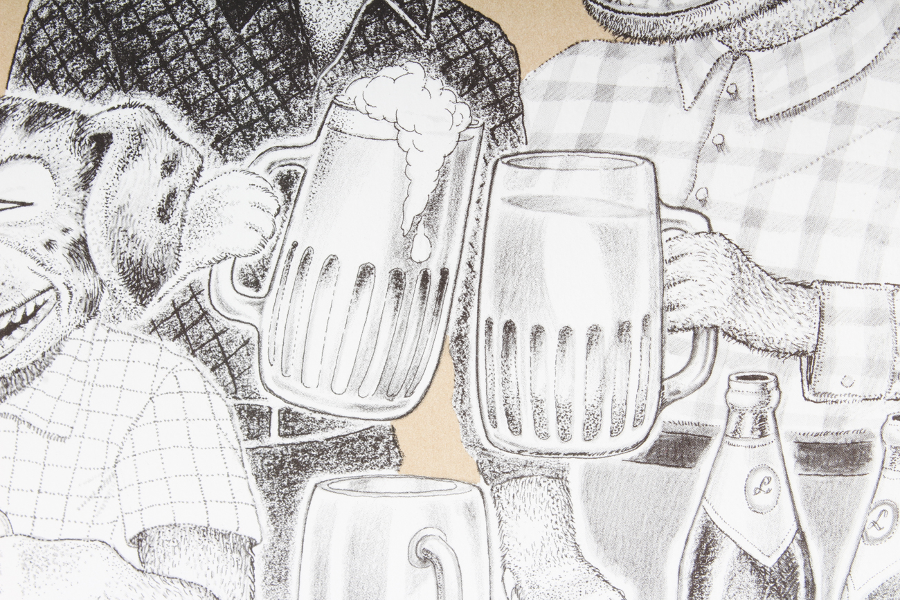 Curt Frankenstein Limited Edition Lithographic Print "Members Only!"