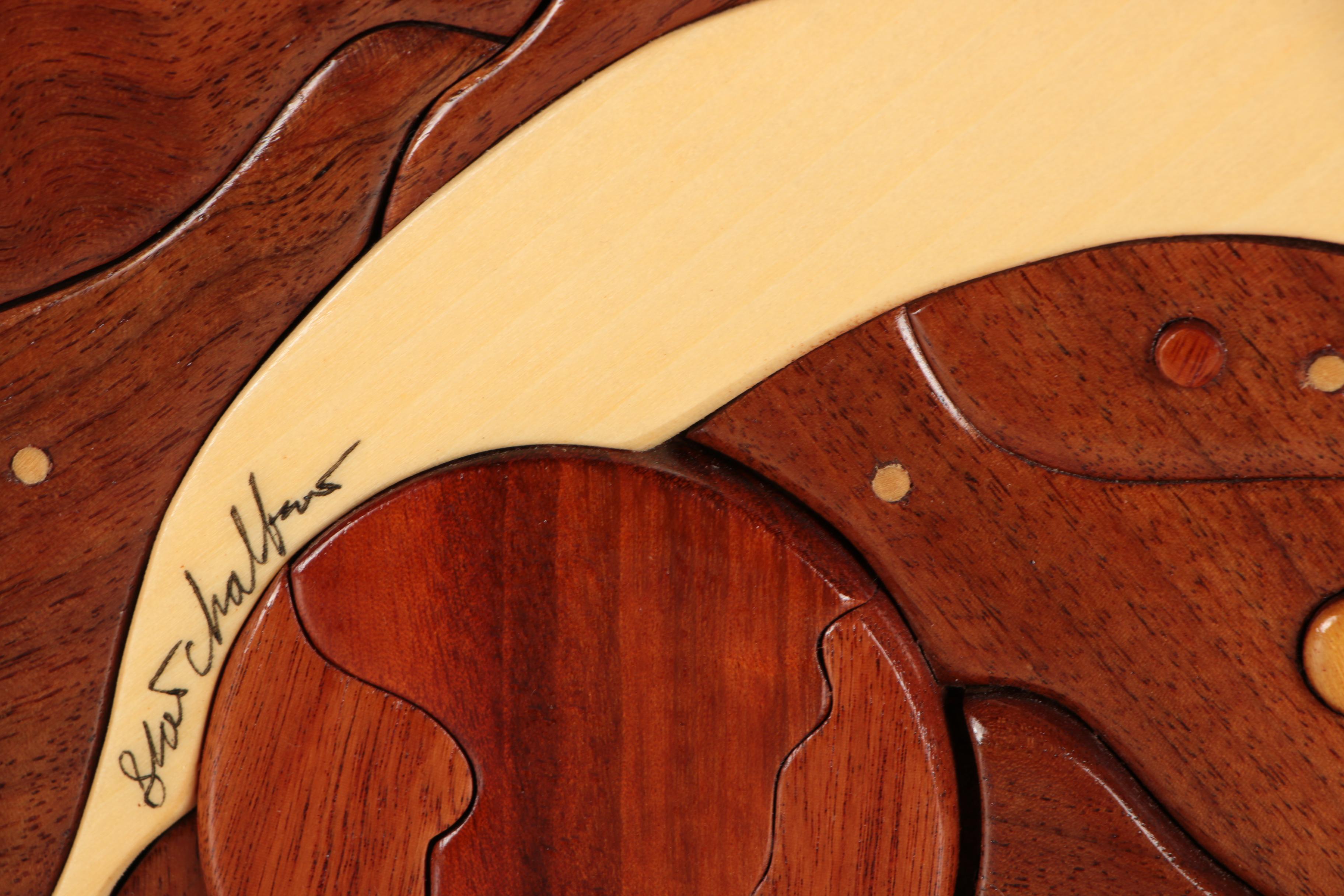 Scott Chalfant Marquetry Scene "Traversing"