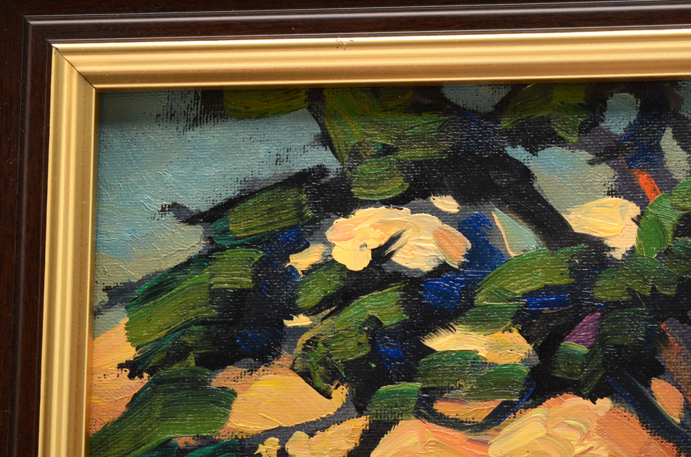 William Hawkins Original Oil on Canvas Board Landscape Painting