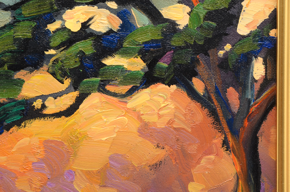 William Hawkins Original Oil on Canvas Board Landscape Painting