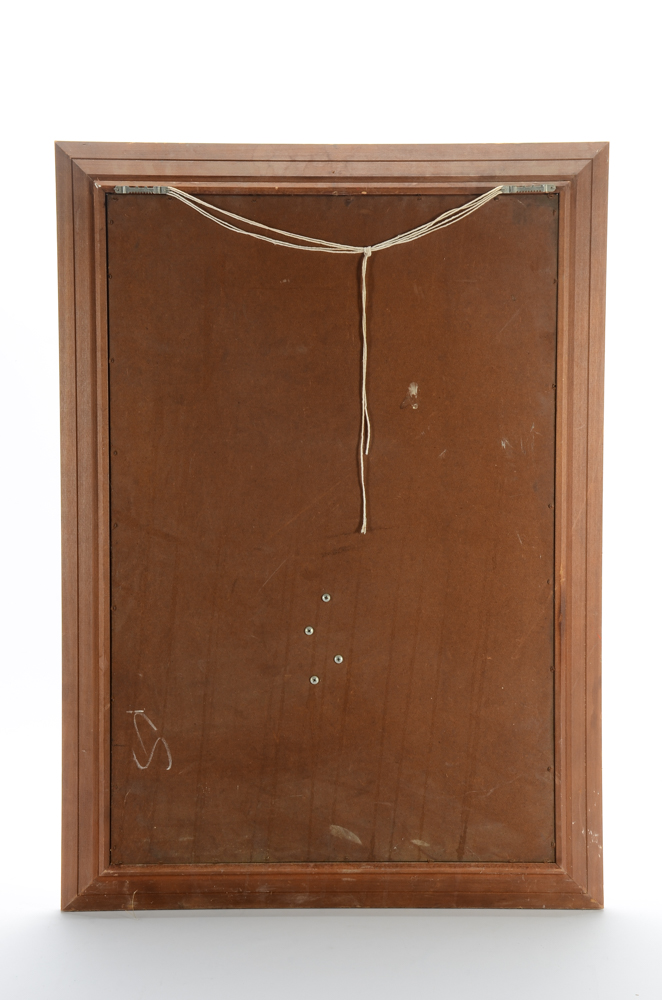 Framed Resin Deer Head Wall-hanging