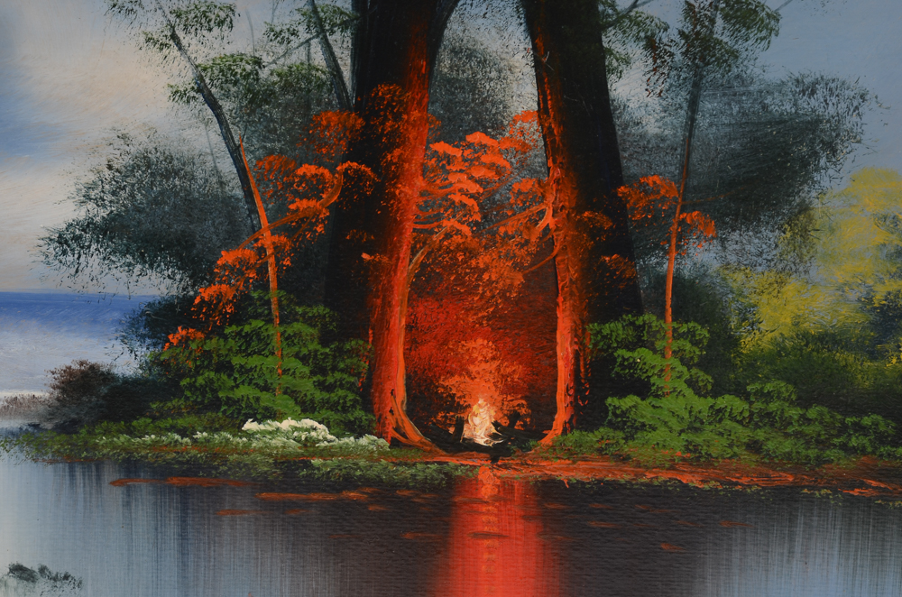 Original Oil on Board Landscape Painting