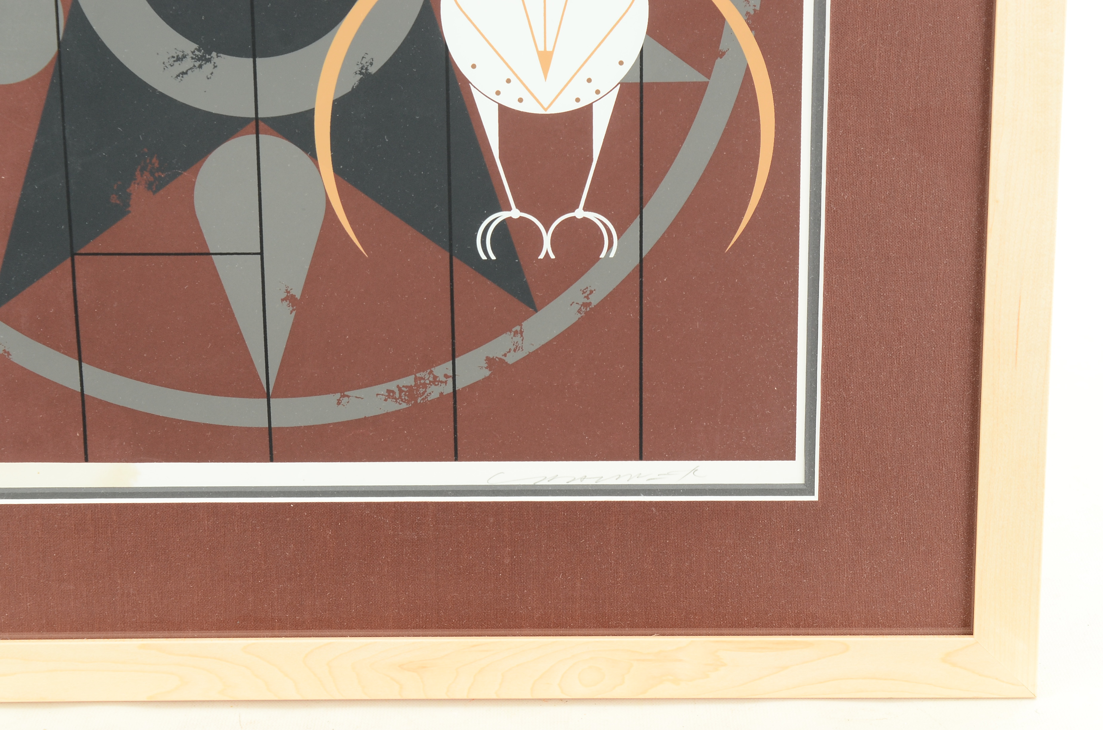 Charley Harper Limited Edition Serigraph "Hexit"