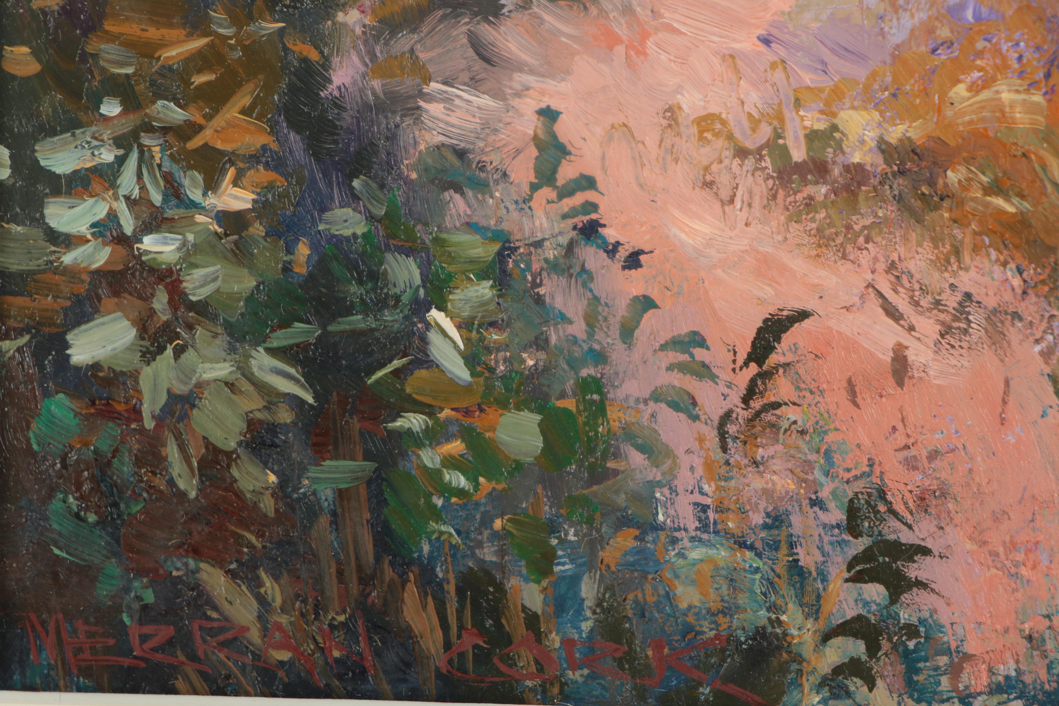 Merran Cork Oil Painting "Bush Track At Dusk"