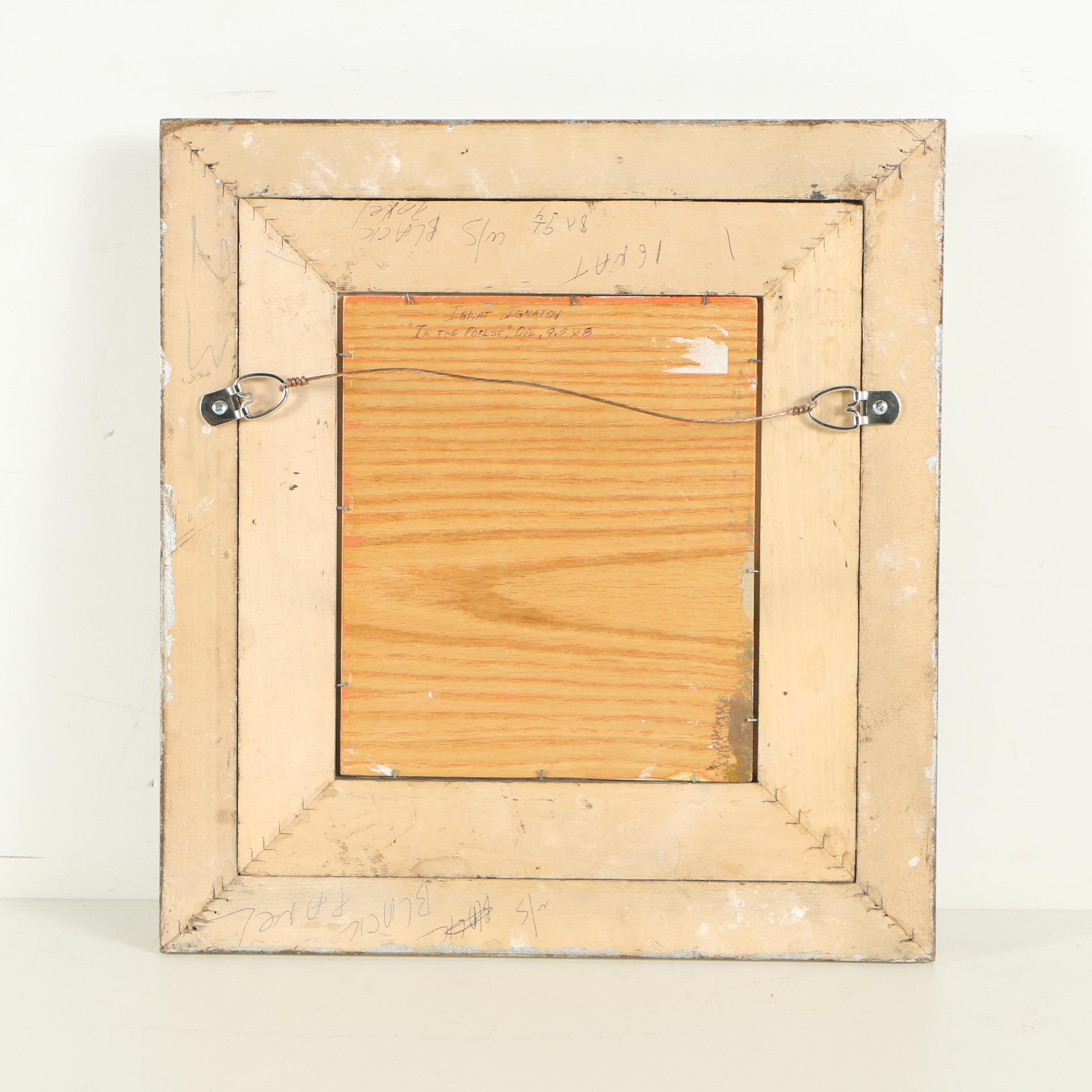 Ignat Ignatov Oil Painting "In The Forest"