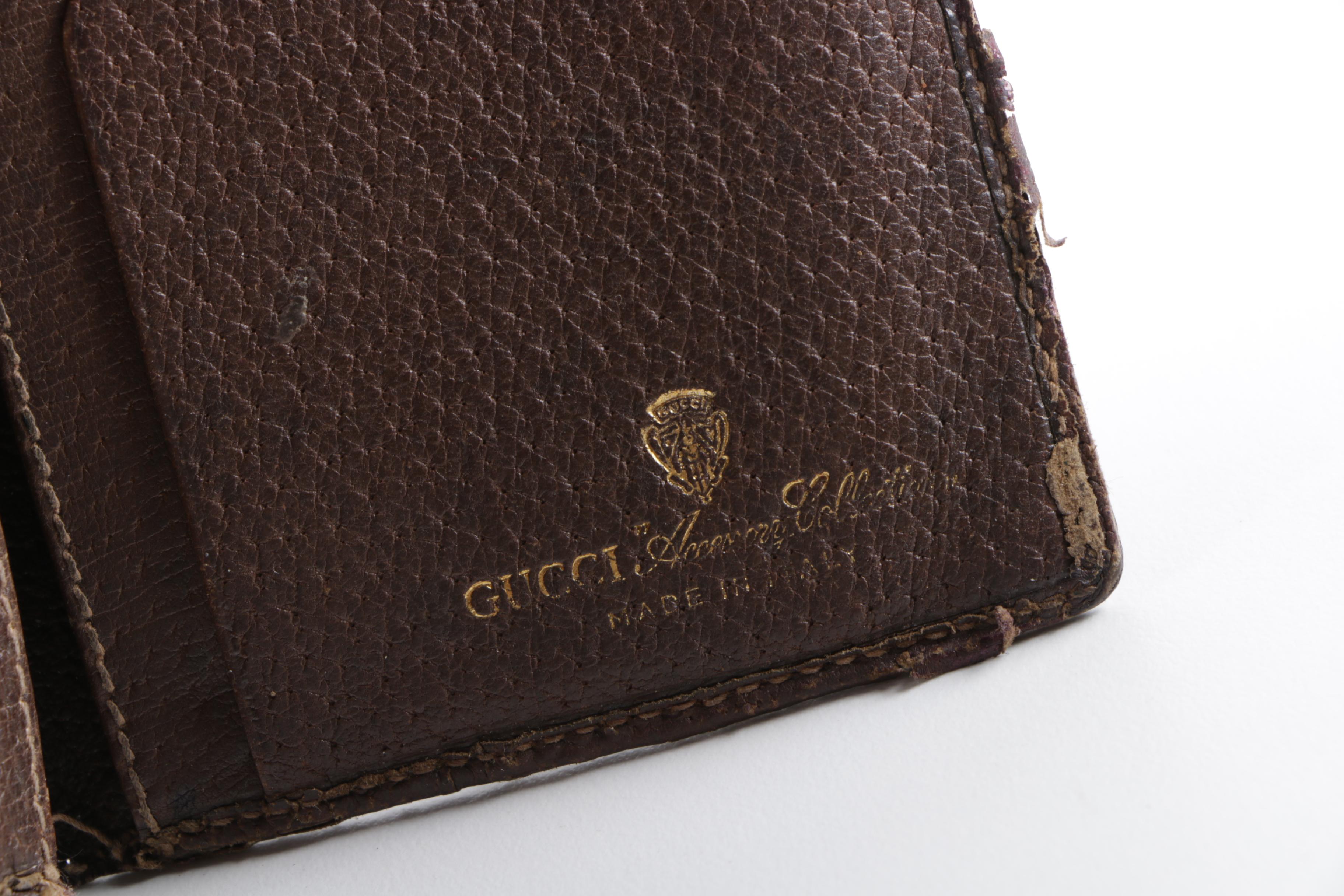 Gucci Accessory Collection Pochette and Card Case and Parker Fountain Pen