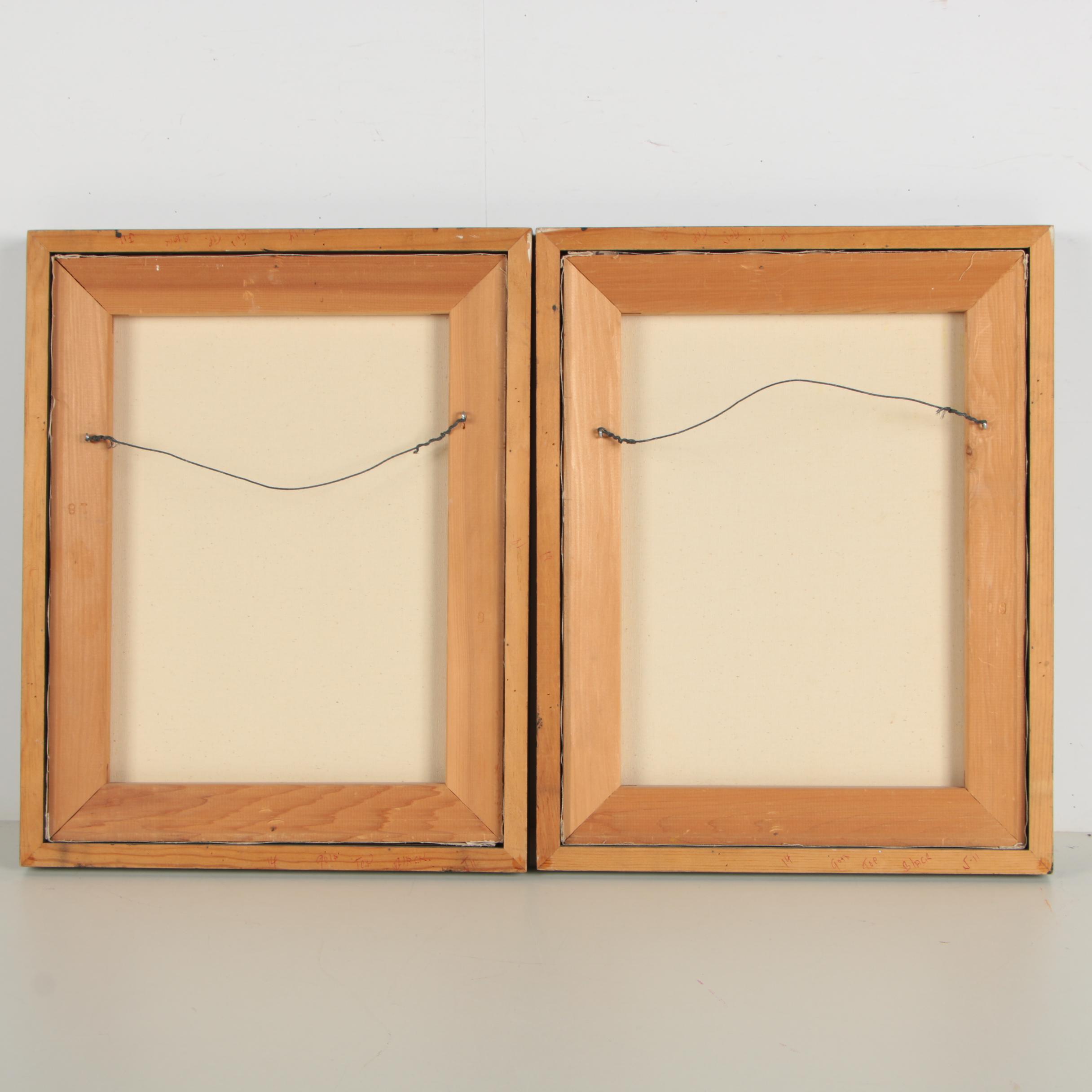 French Oil Paintings Of Clowns