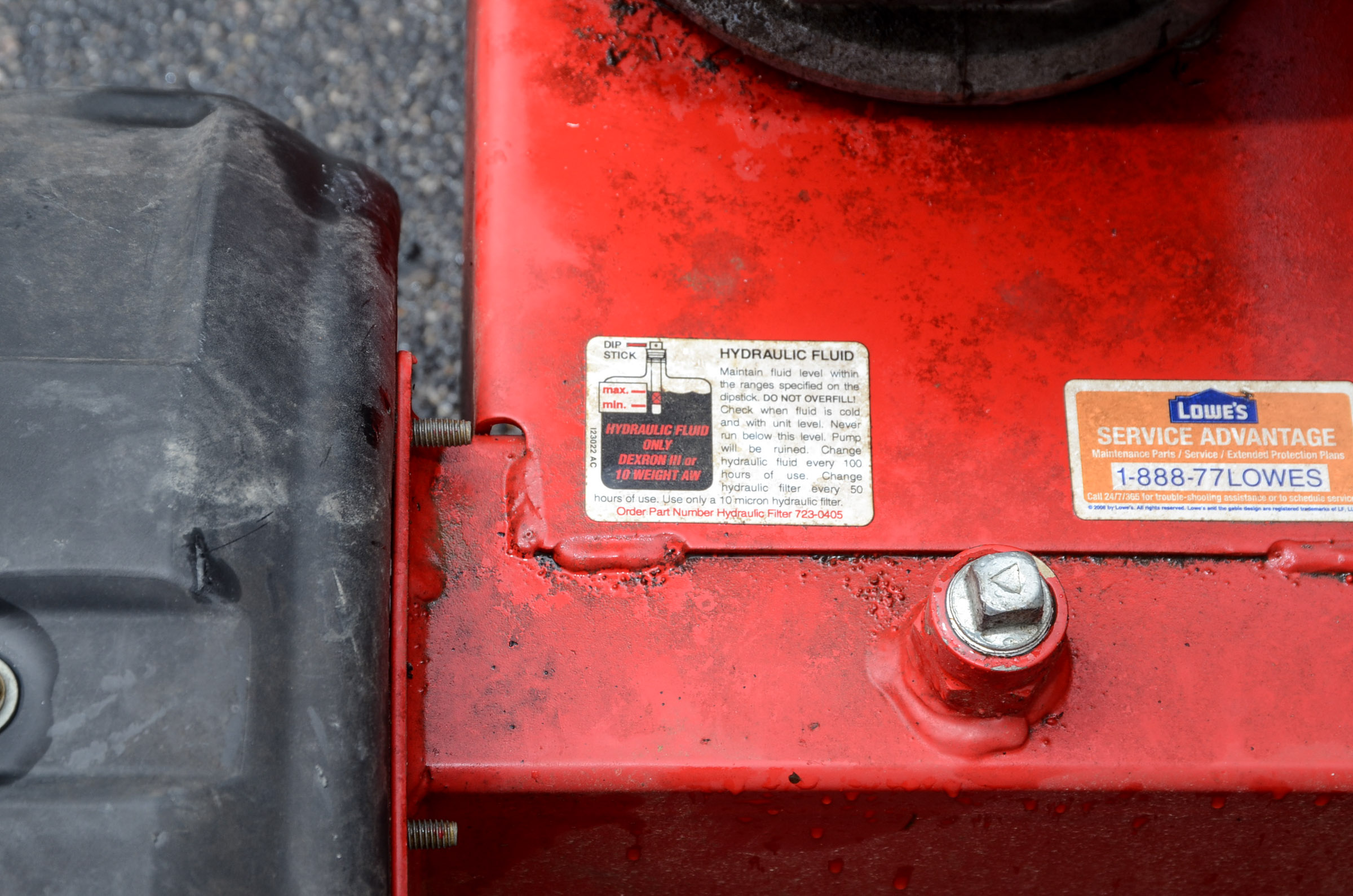 Troy-Bilt Log Splitter