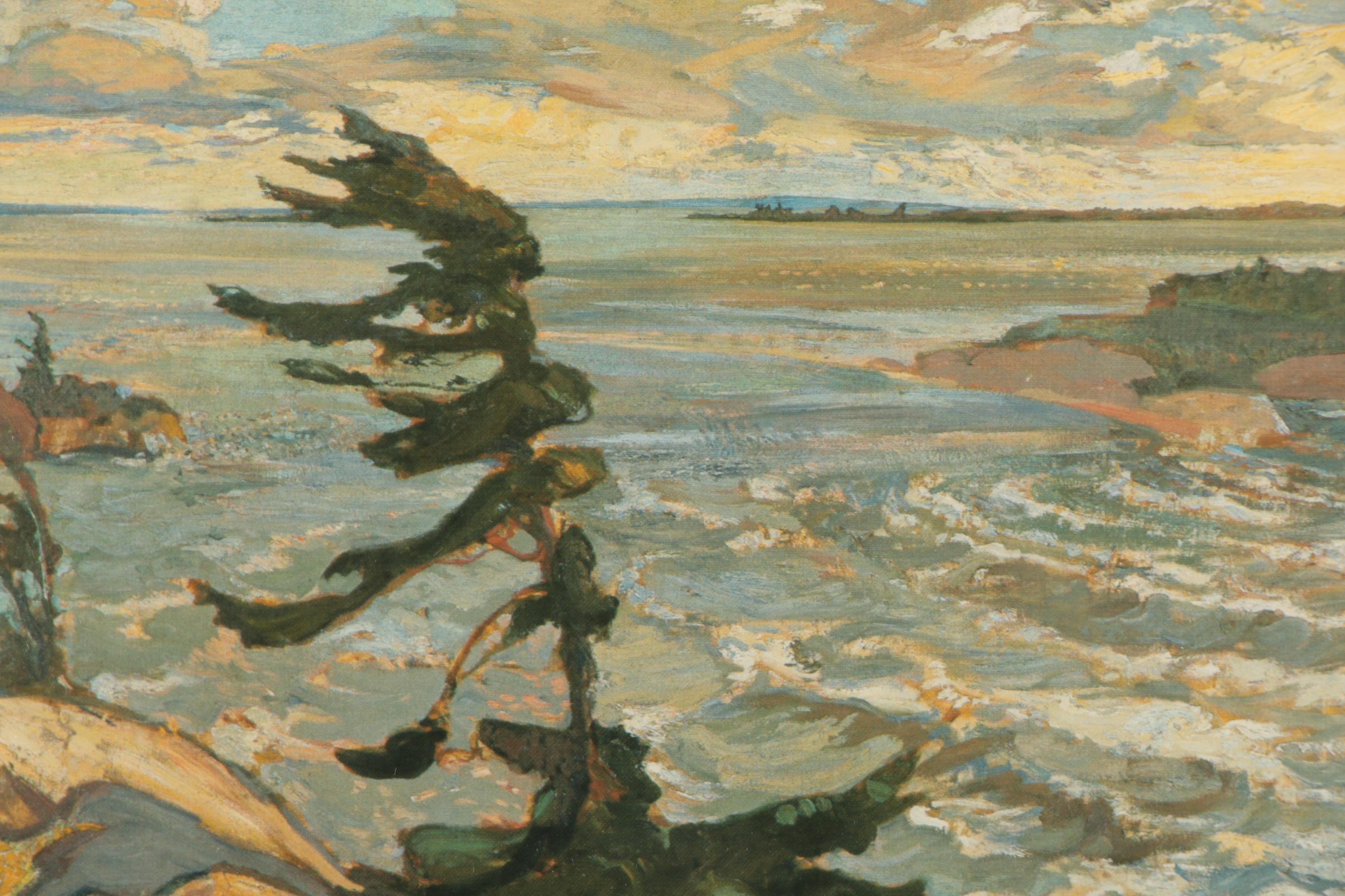 After Frederick Varley Offset Lithograph Print "Stormy Weather"