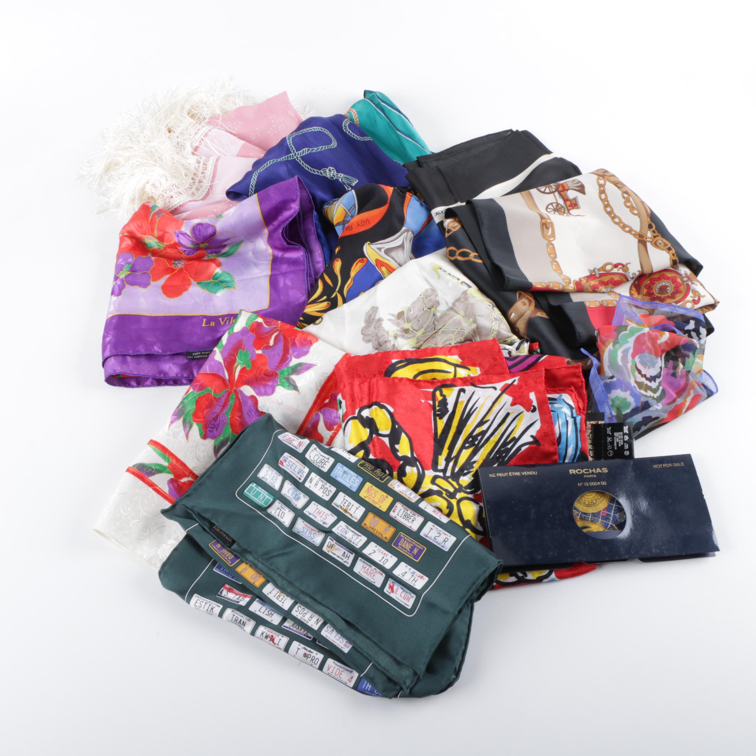 Women's Scarves Including Nicole Miller, Escada, Oscar de la Renta, Nordstrom