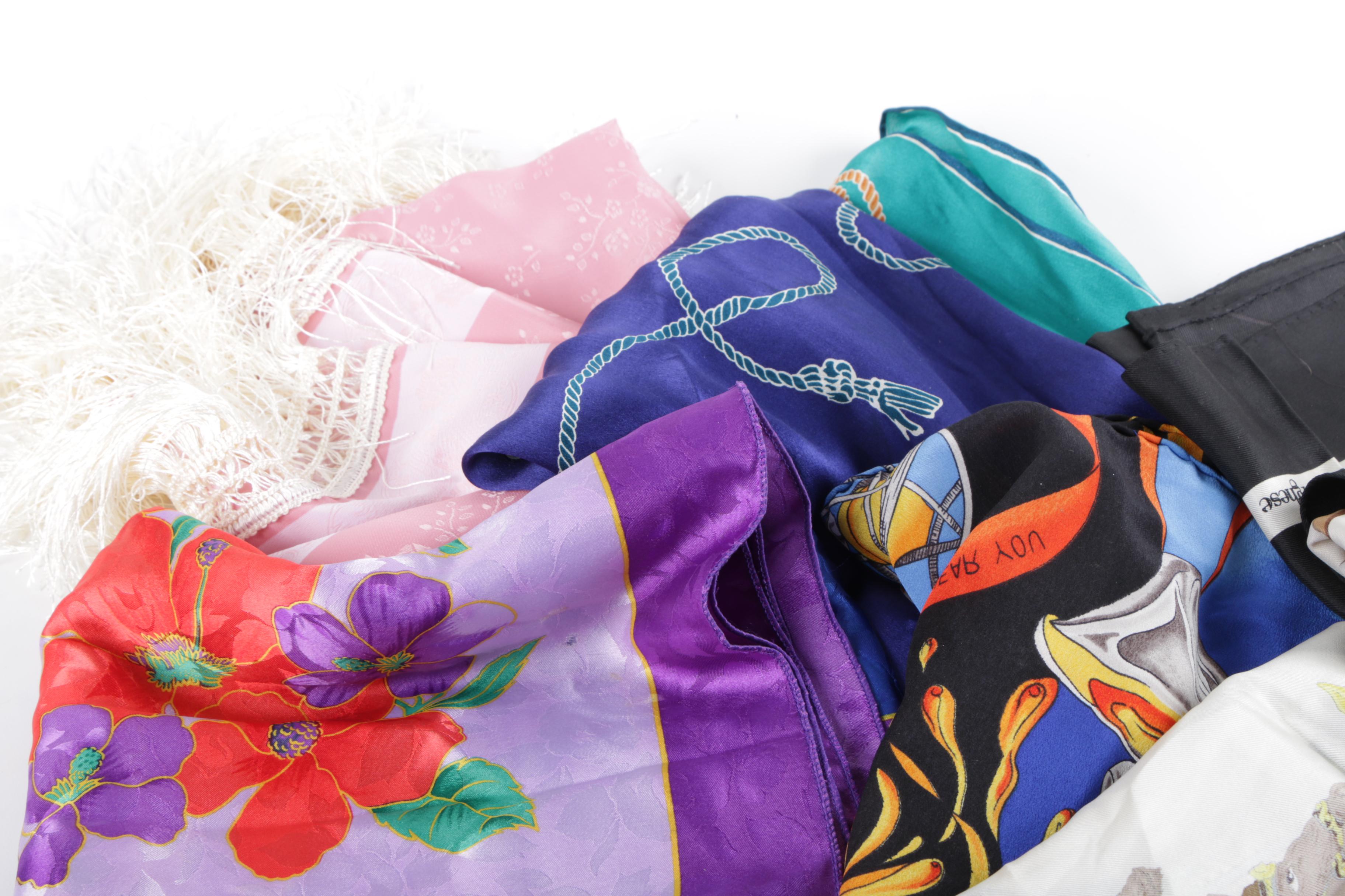 Women's Scarves Including Nicole Miller, Escada, Oscar de la Renta, Nordstrom