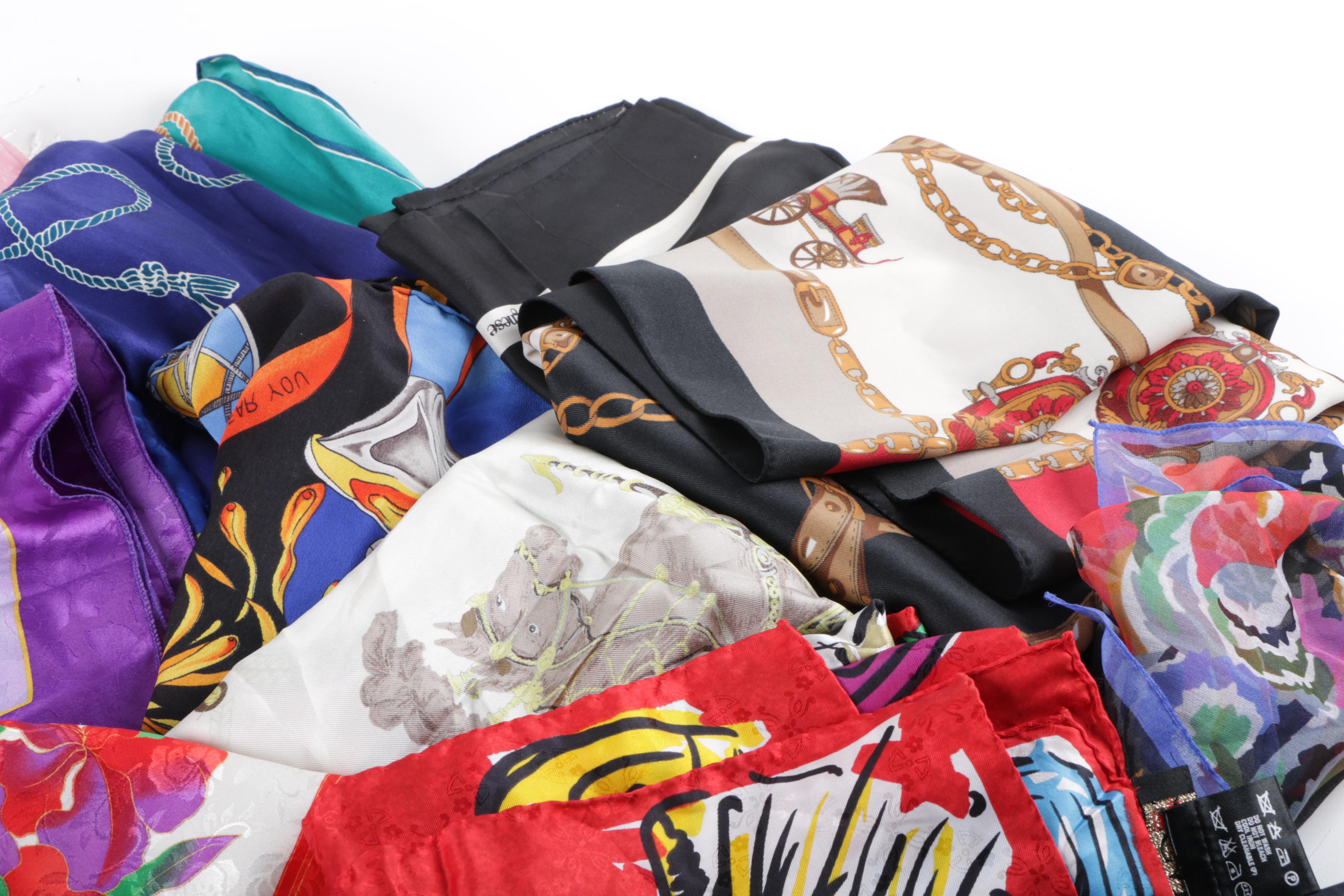 Women's Scarves Including Nicole Miller, Escada, Oscar de la Renta, Nordstrom