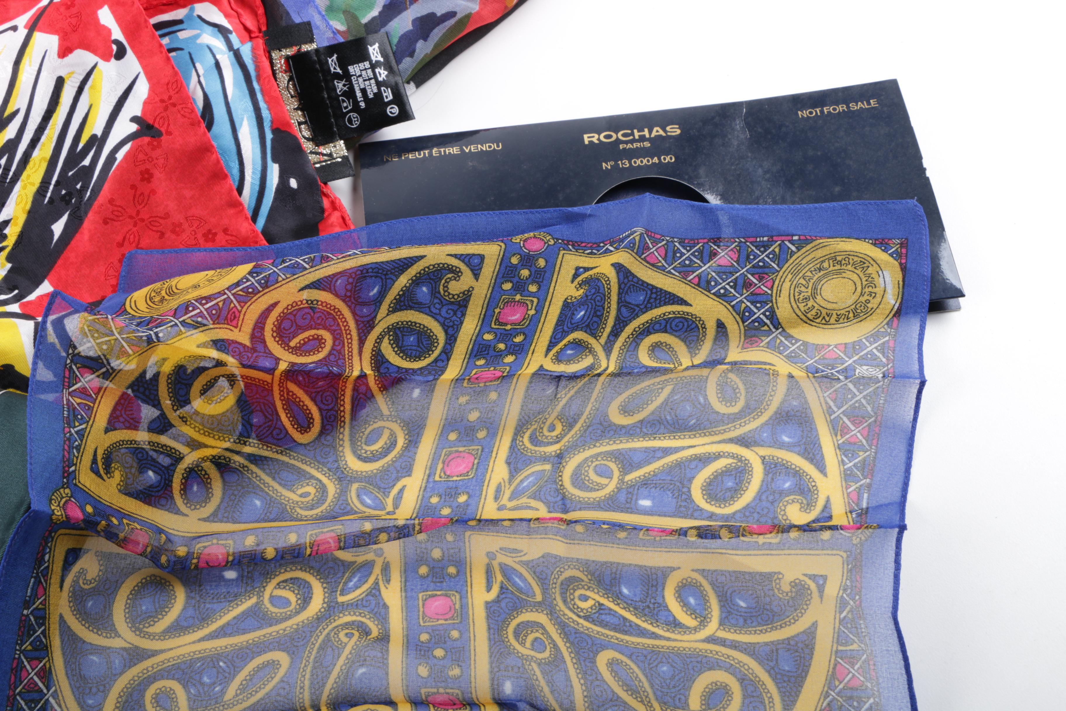 Women's Scarves Including Nicole Miller, Escada, Oscar de la Renta, Nordstrom