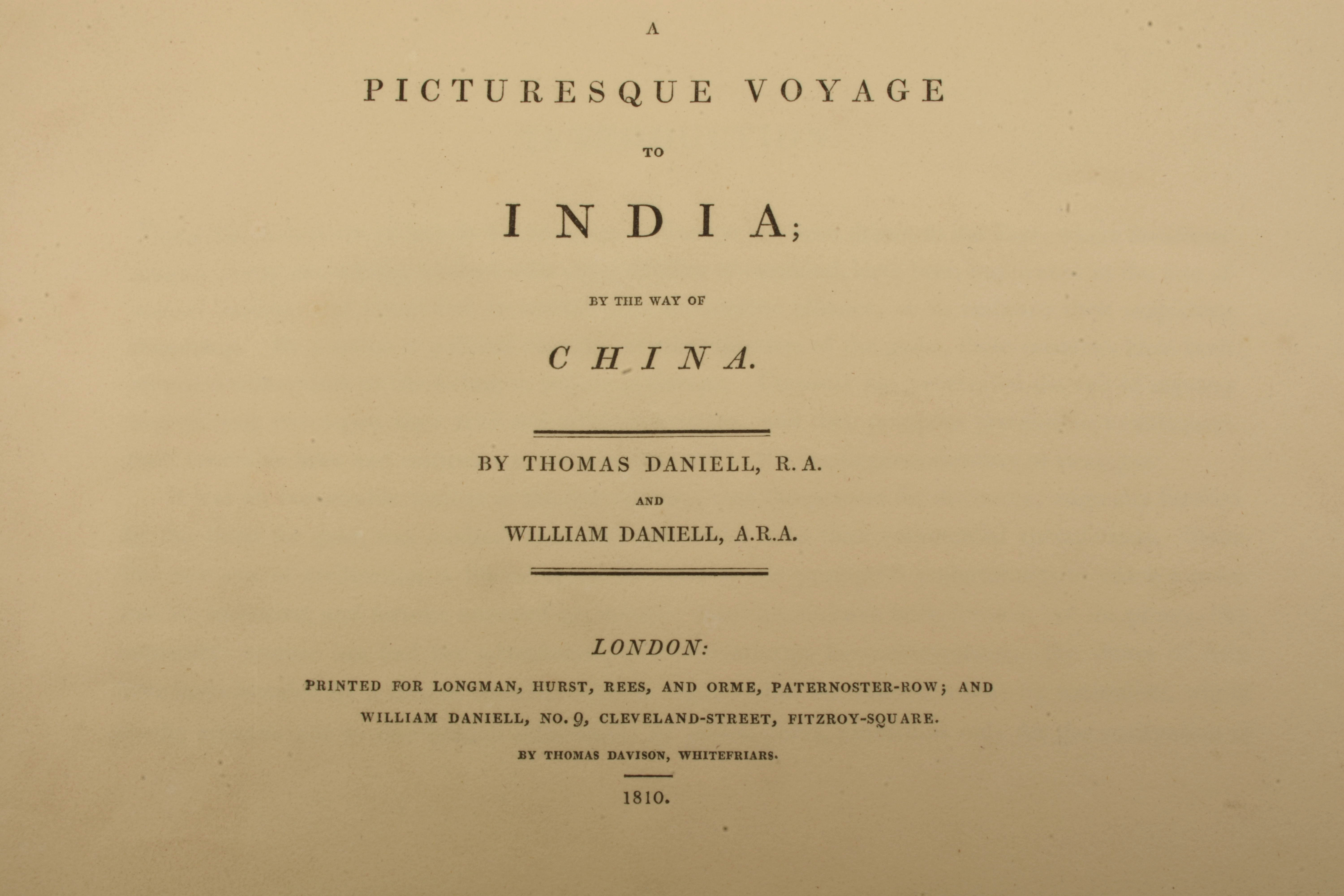 1810 First Edition "A Picturesque Voyage to India by the Way of China"