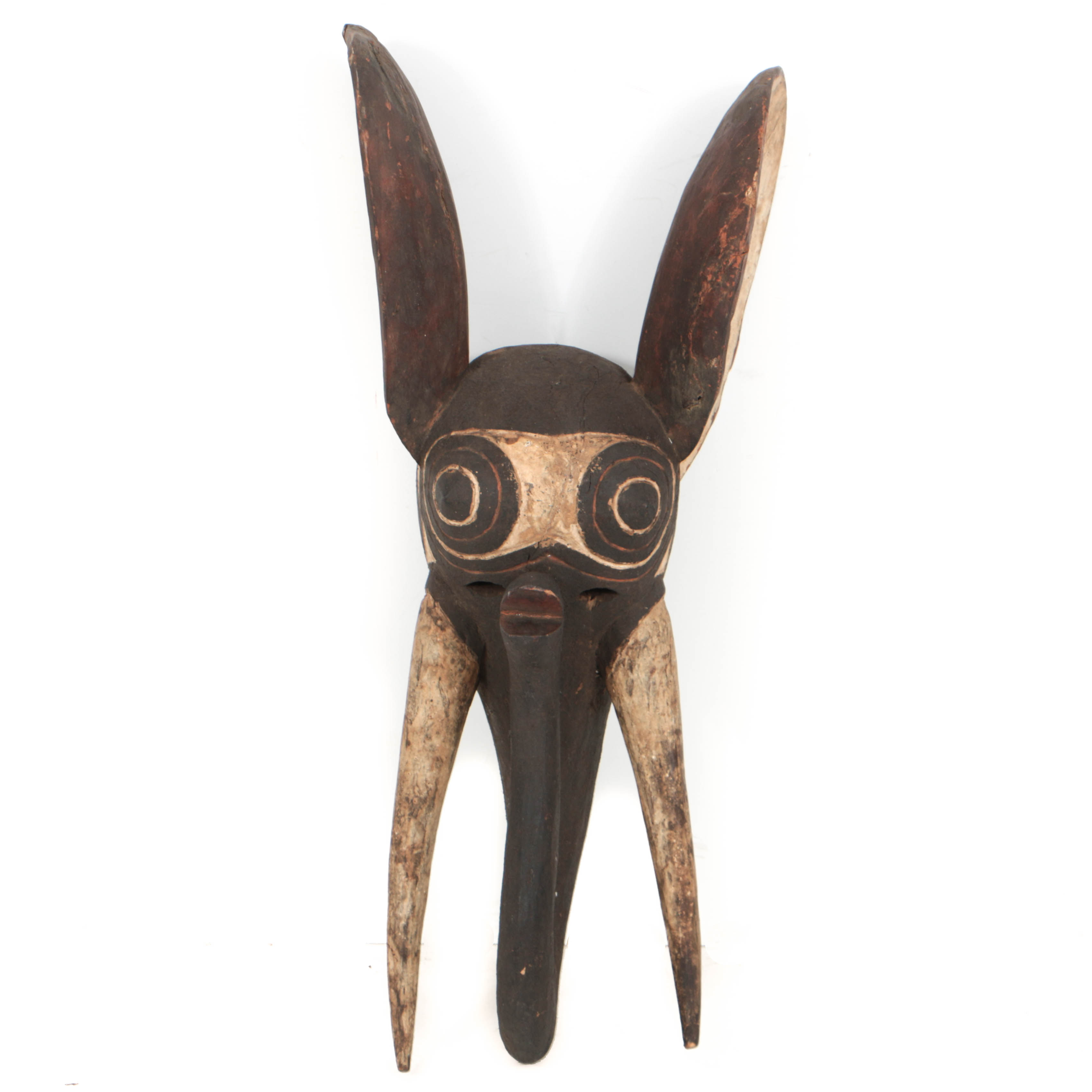 20th Century Ceremonial Bwa Elephant Mask, Burkina Faso, Africa