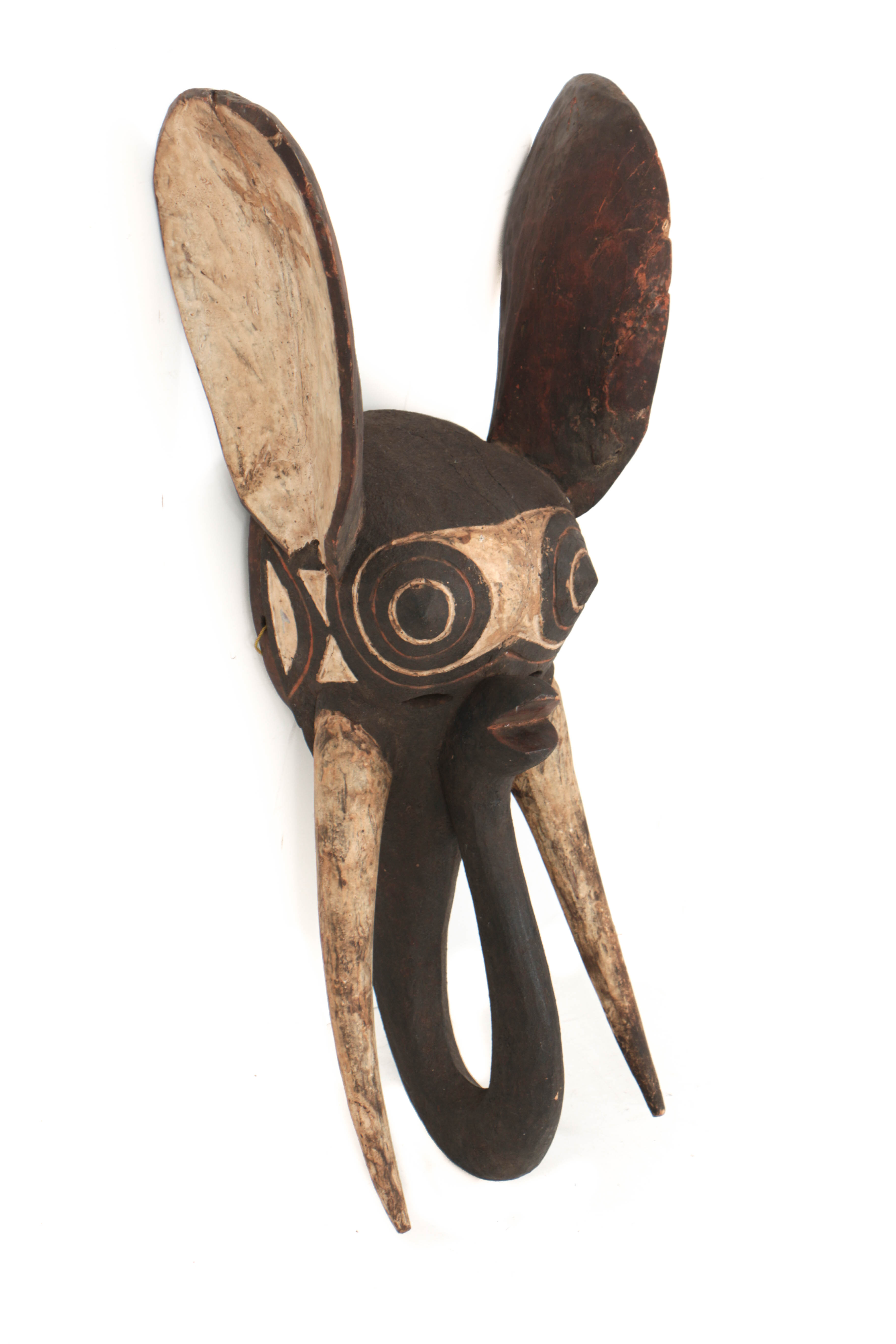 20th Century Ceremonial Bwa Elephant Mask, Burkina Faso, Africa