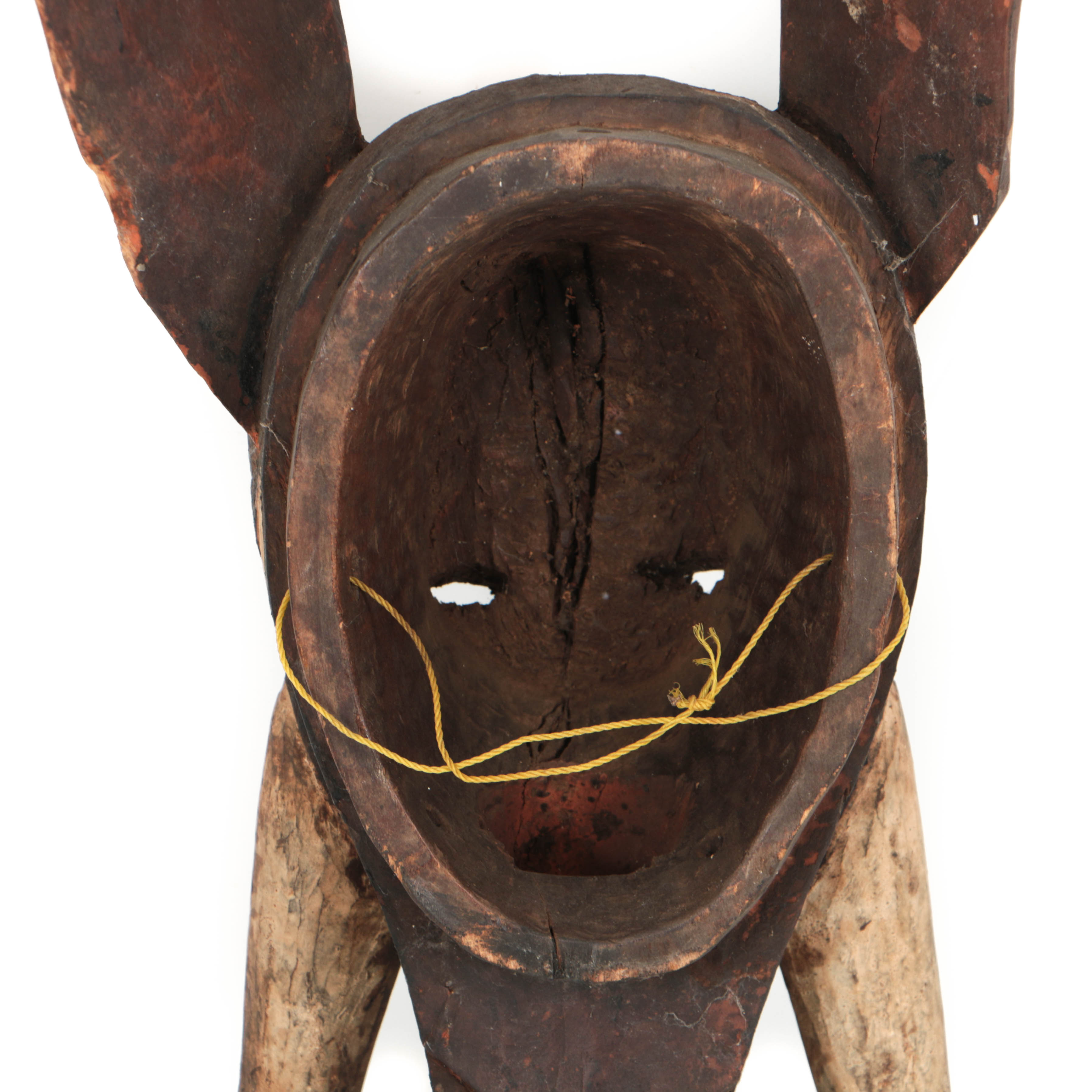 20th Century Ceremonial Bwa Elephant Mask, Burkina Faso, Africa