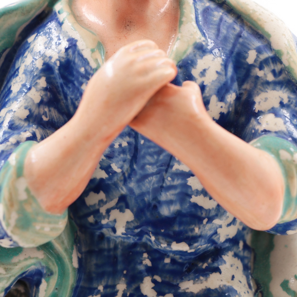 Early Staffordshire "St. Peter" and "St. Paul" Figures, Marked Walton