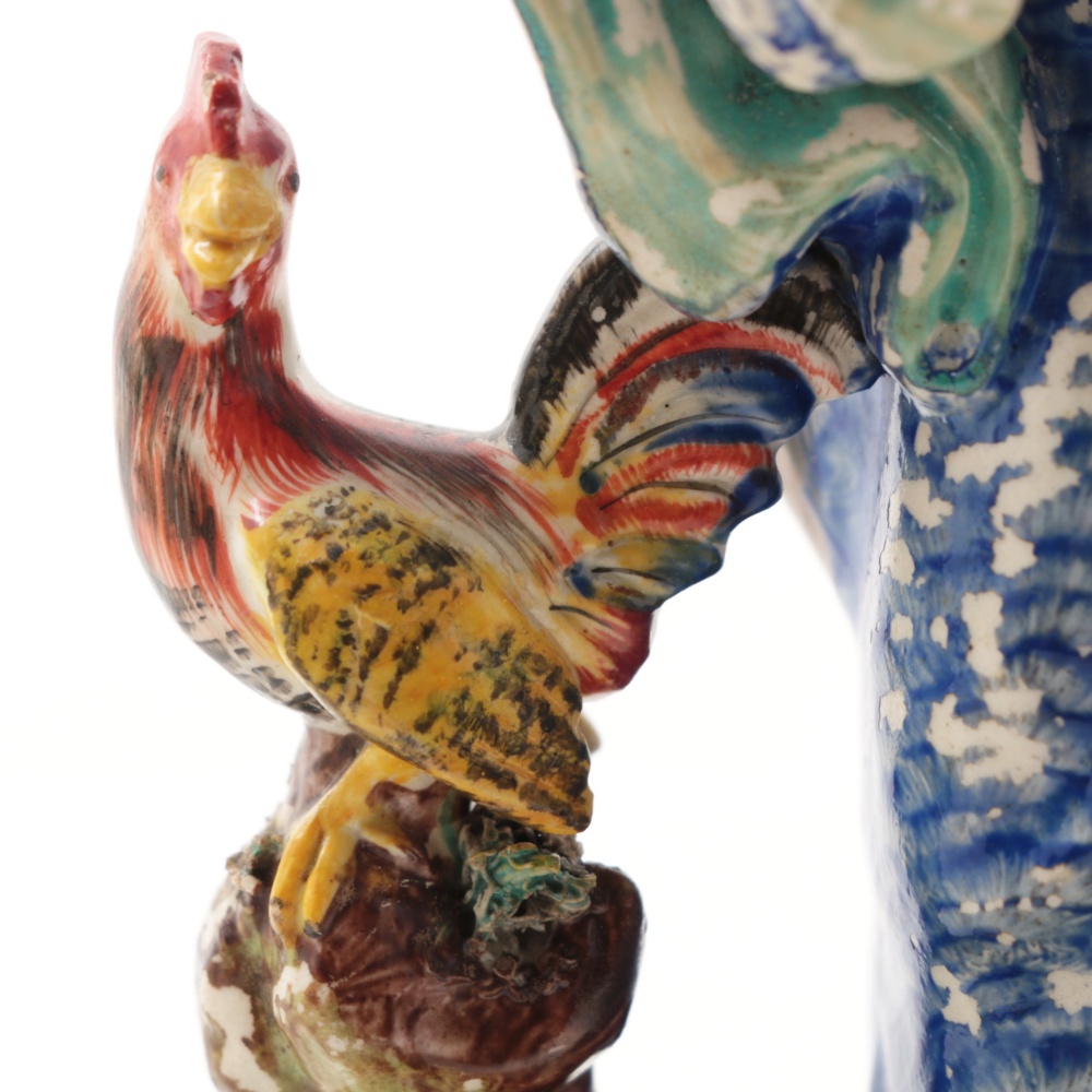 Early Staffordshire "St. Peter" and "St. Paul" Figures, Marked Walton