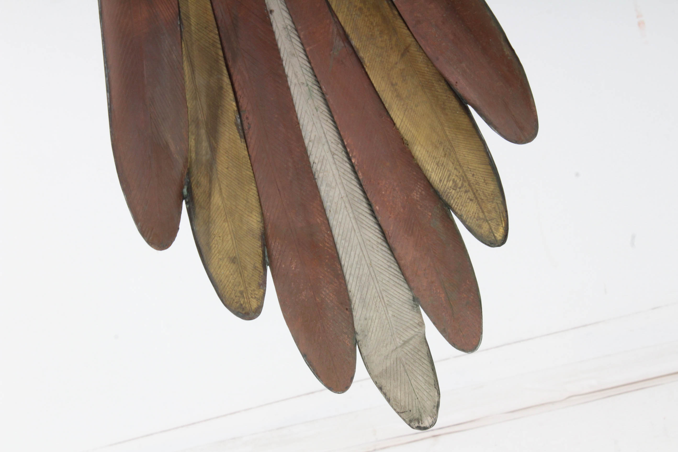 Sergio Bustamante Brass And Copper Bird Sculpture