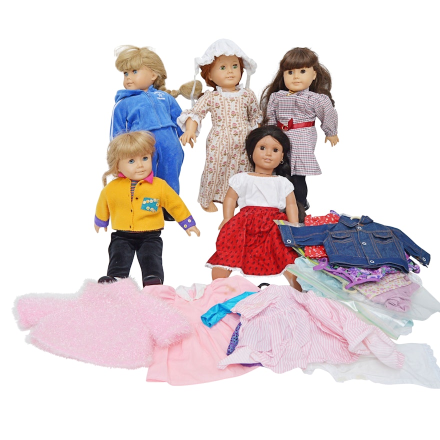 American Girl Dolls with Outfits