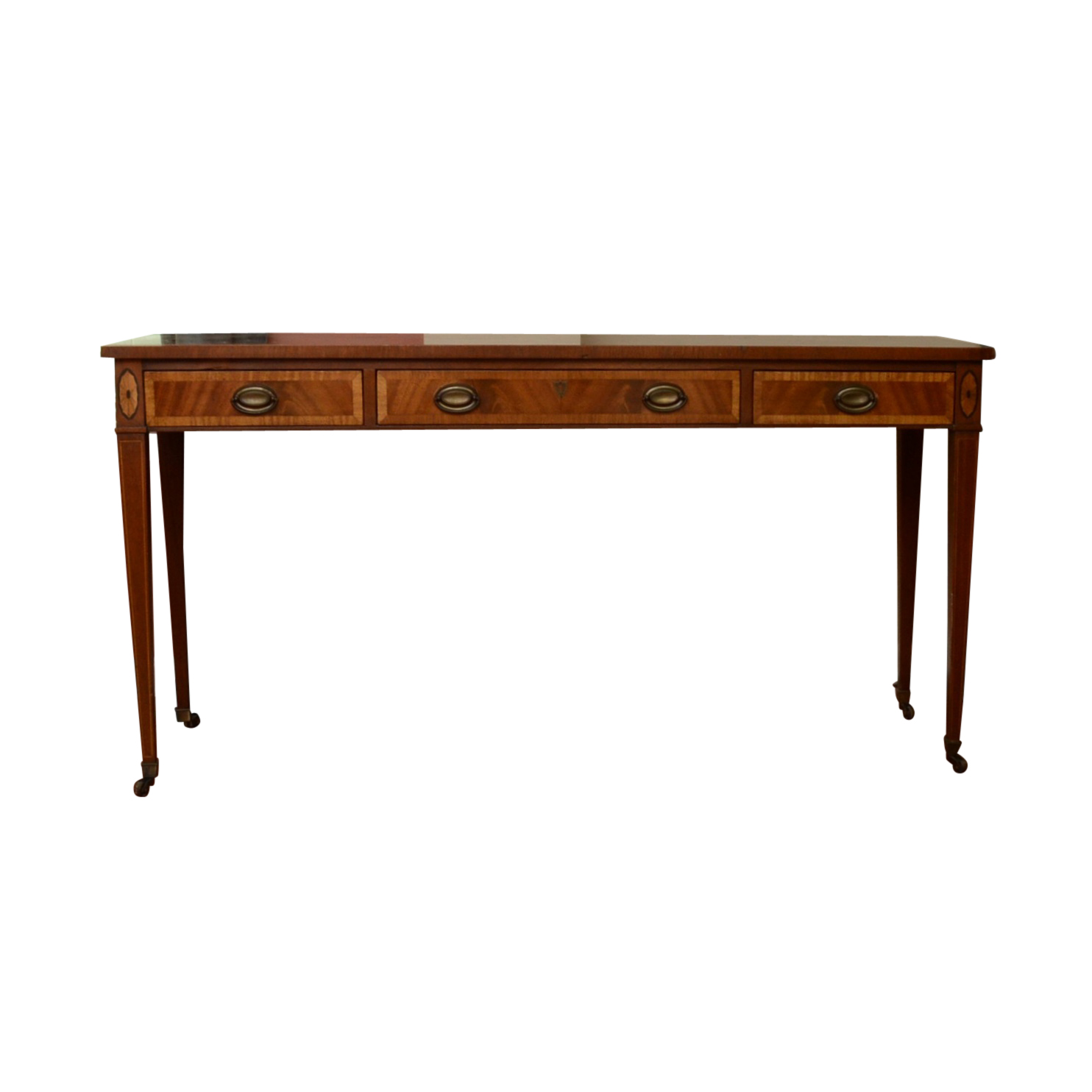 Vintage Sheraton Style Console Table