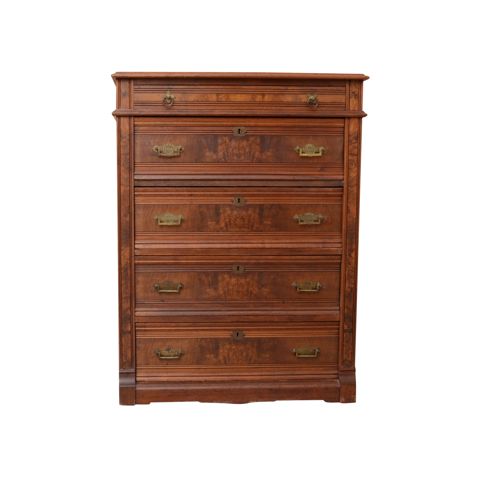 Antique Victorian Eastlake Style Gentleman's Chest