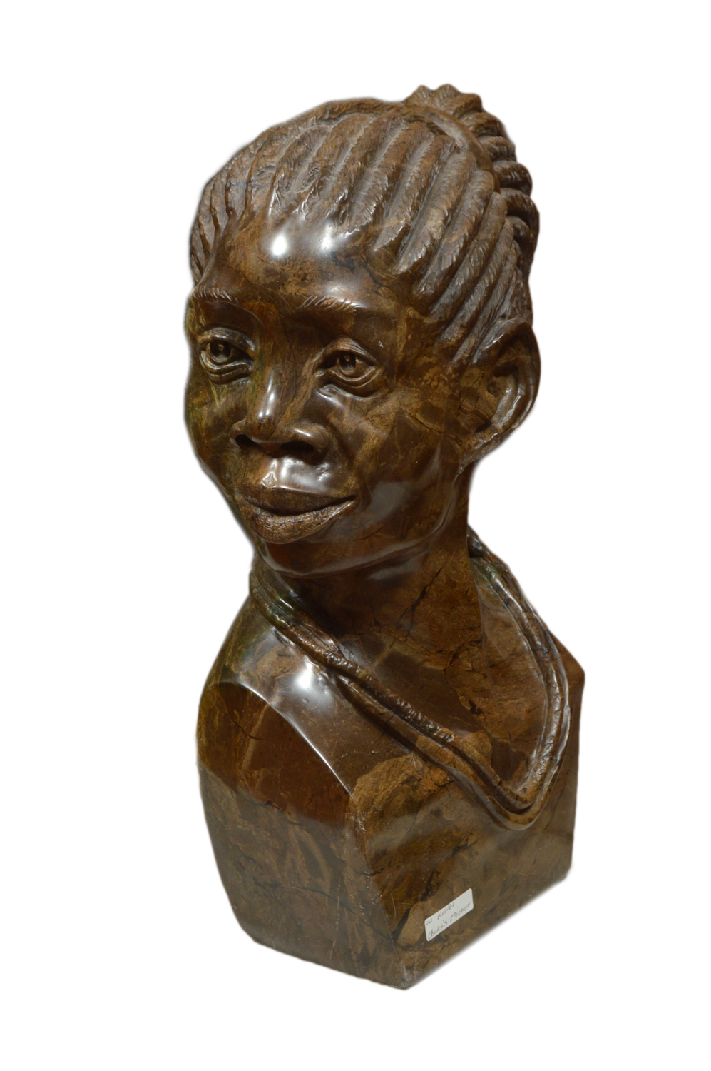 Sailas Makumba Shona Carved Fruit Serpentine Bust