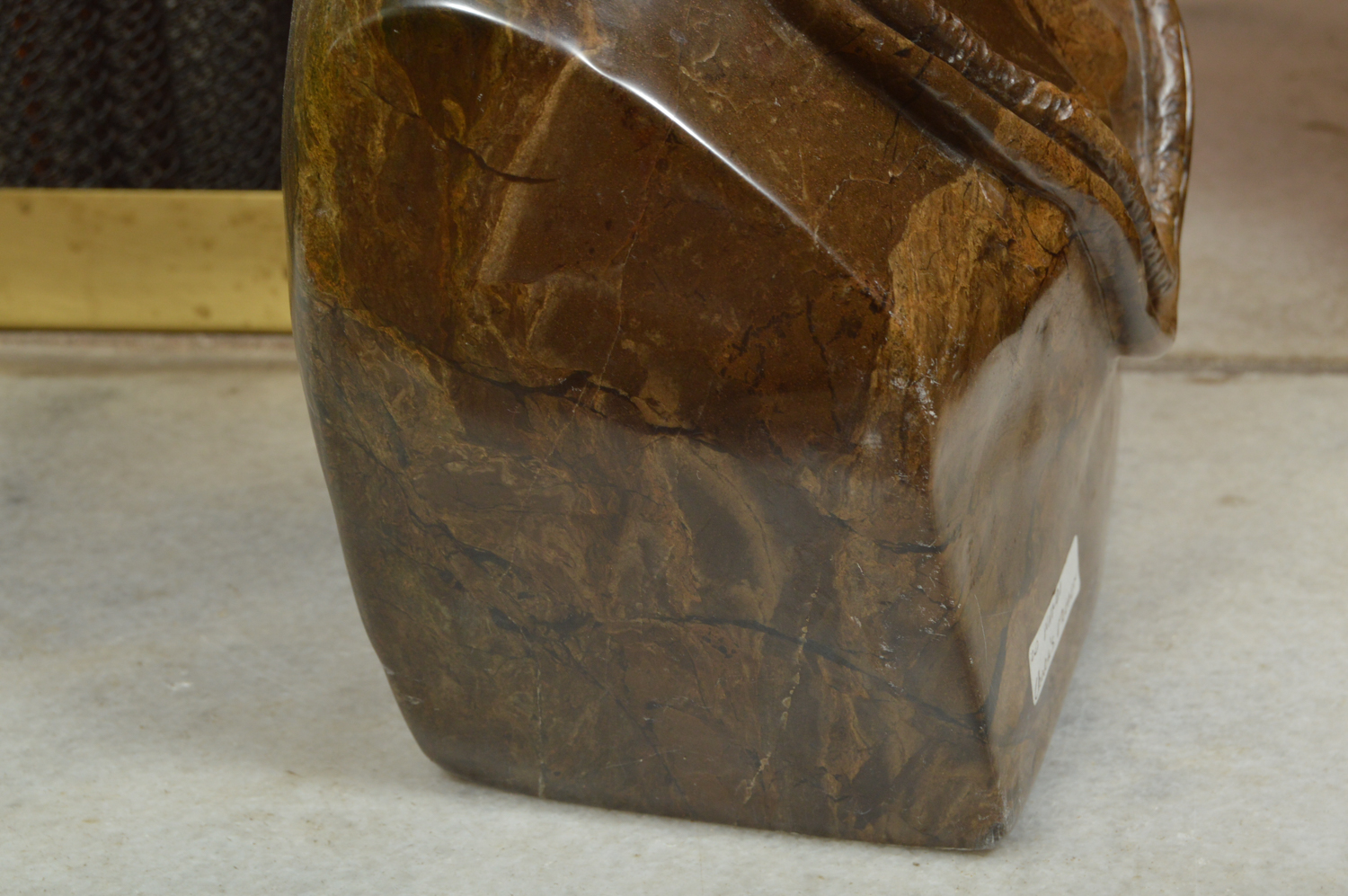 Sailas Makumba Shona Carved Fruit Serpentine Bust