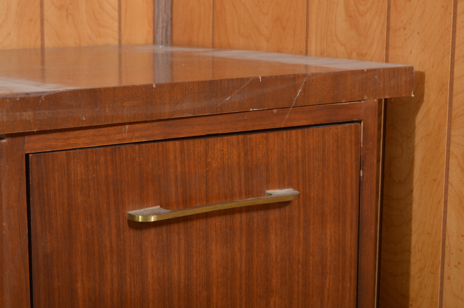 Mid Century Modern Double Pedestal Teak Desk