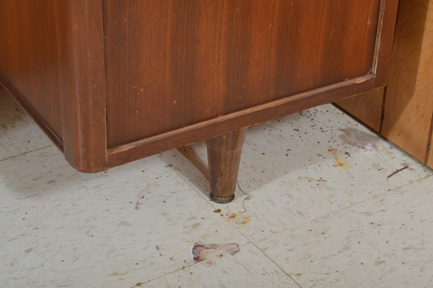 Mid Century Modern Double Pedestal Teak Desk