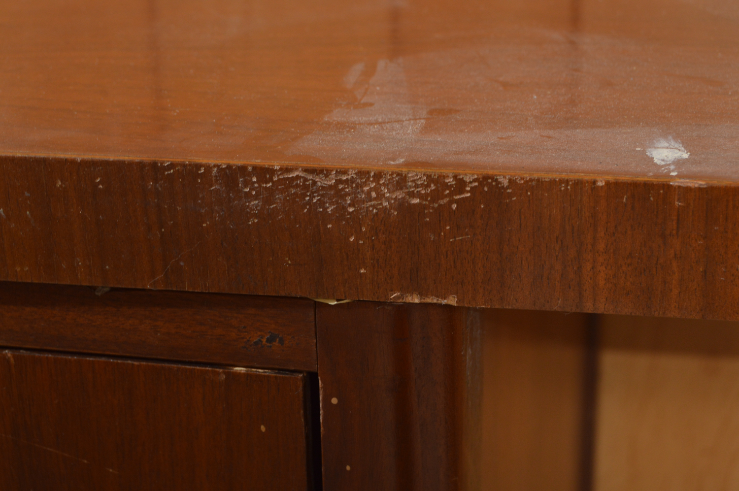 Mid Century Modern Double Pedestal Teak Desk