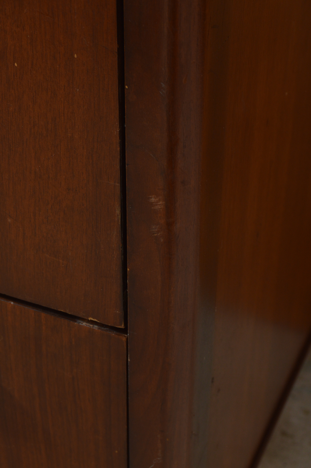 Mid Century Modern Double Pedestal Teak Desk