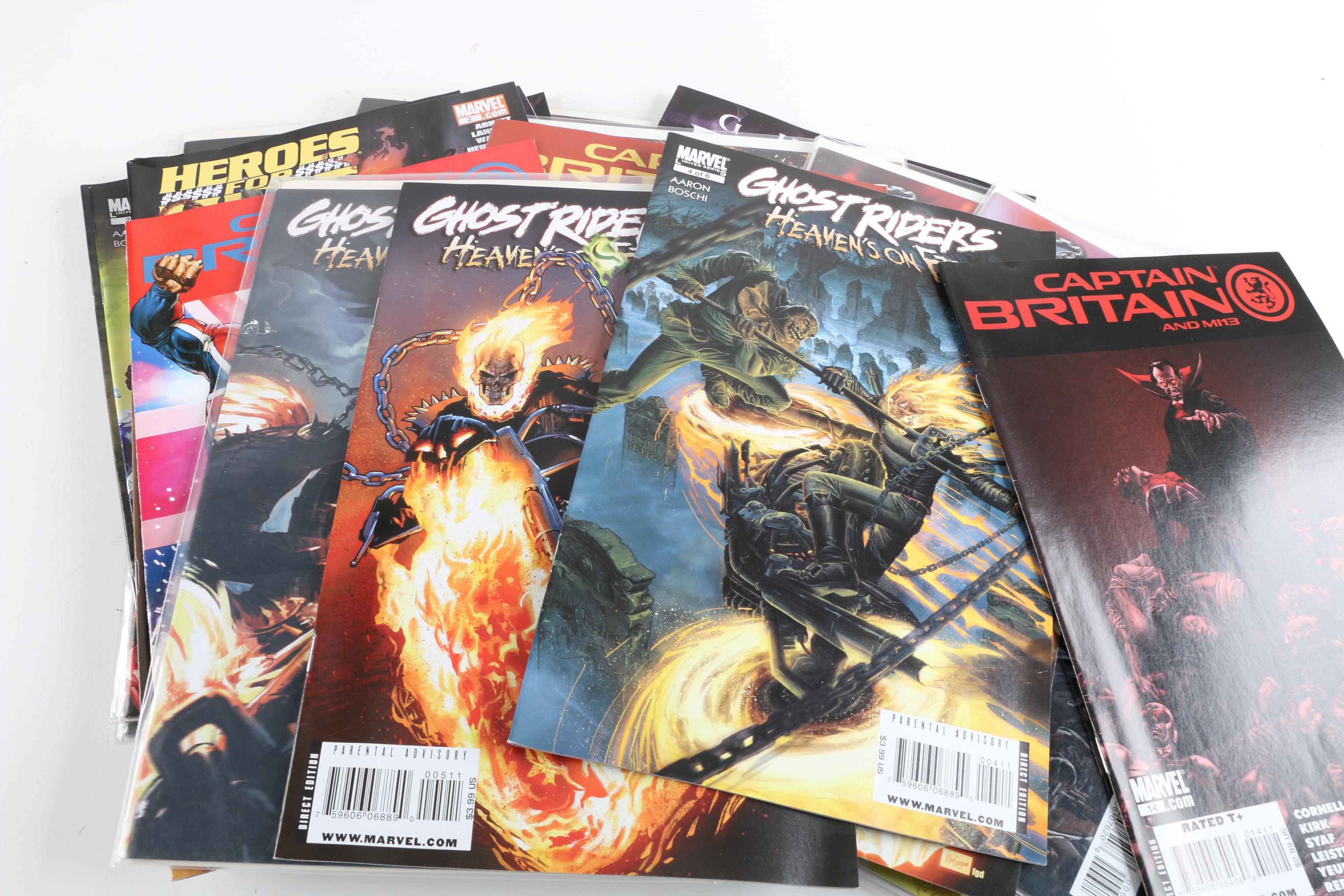 Modern Age Marvel Comics, Including "Ghost Rider" and More