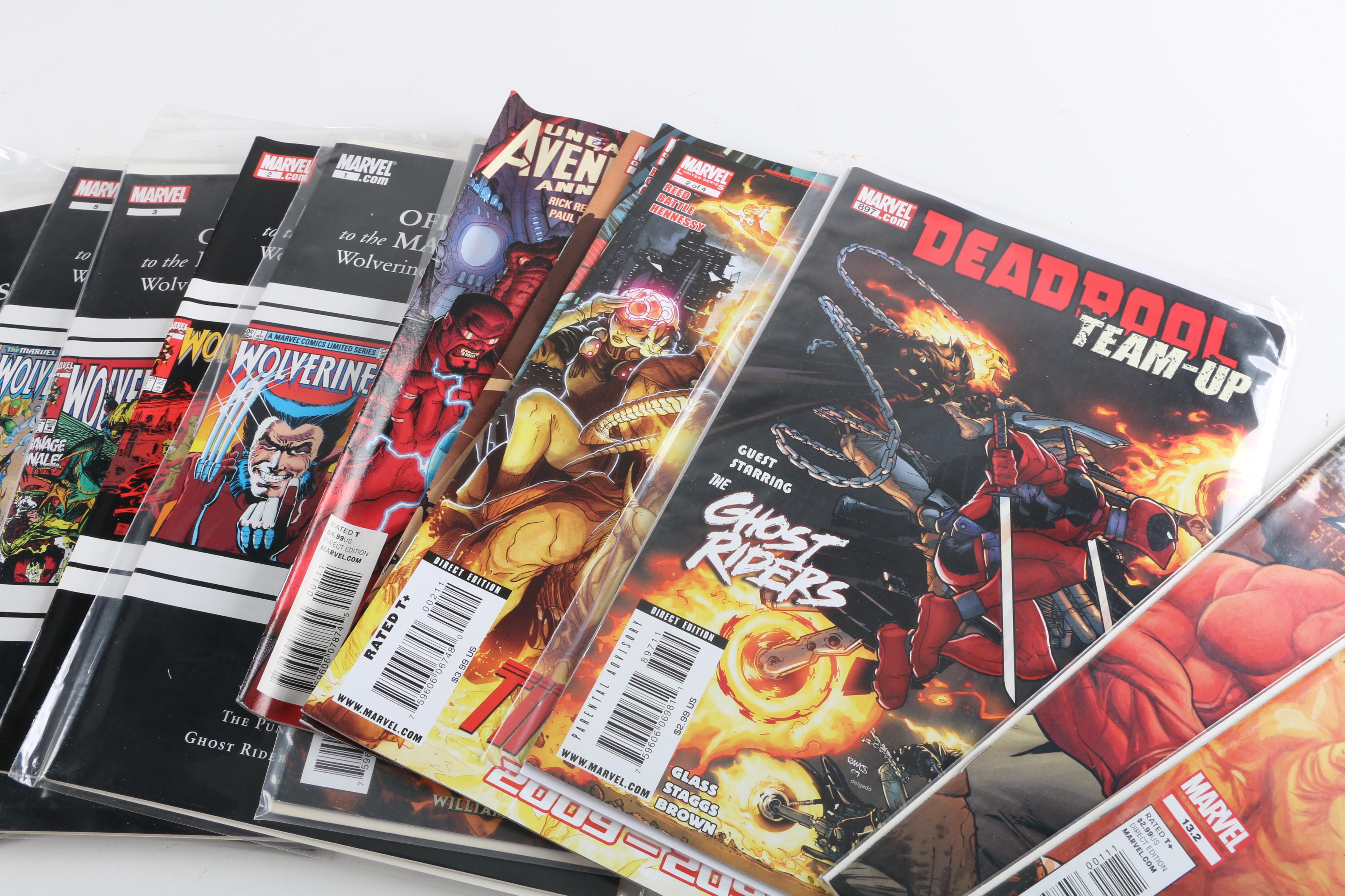 Modern Age Marvel Comics, Including "Ghost Rider" and More