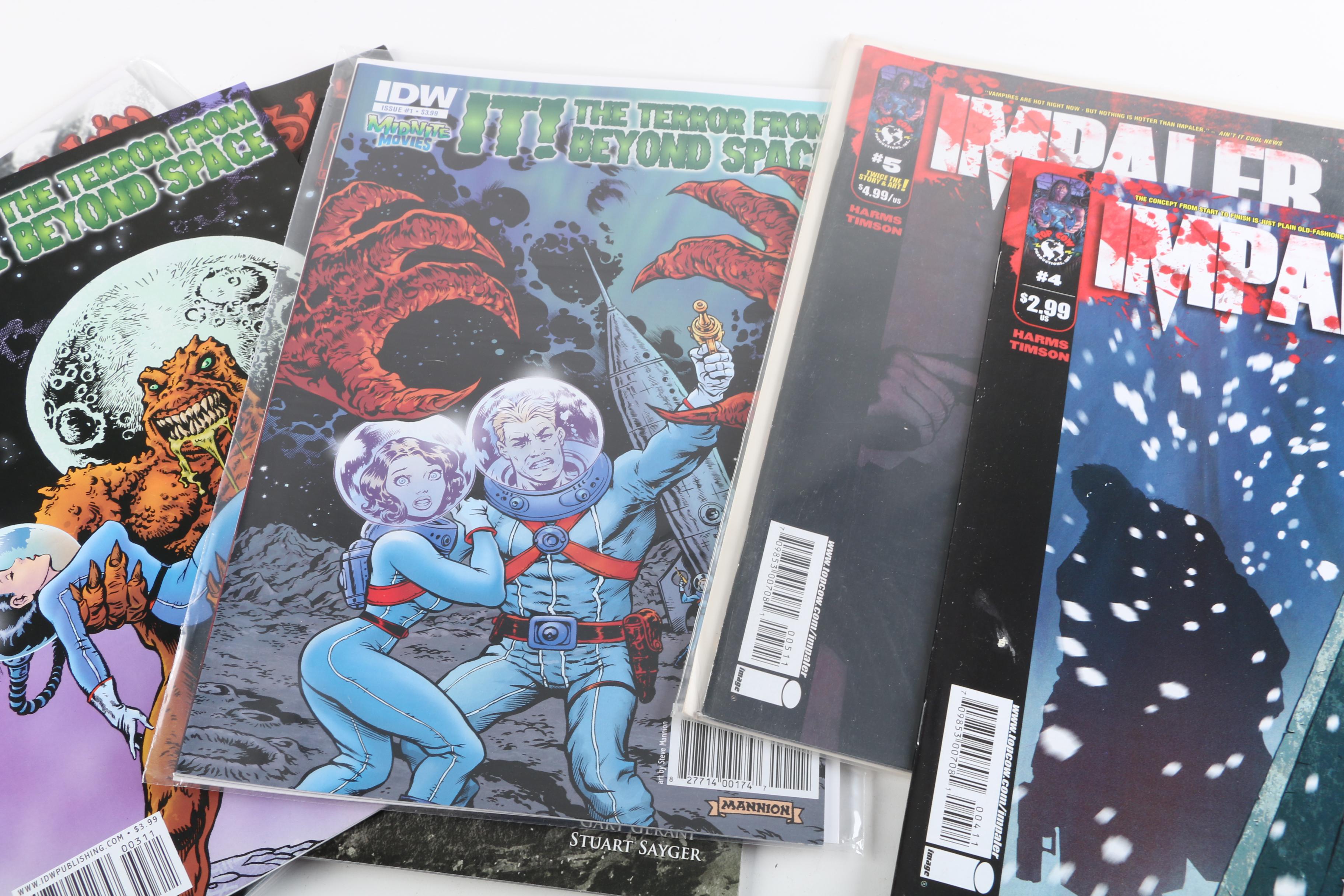 "Death Ship", "Impaler" and Other Modern Age Indie Horror Comic Books