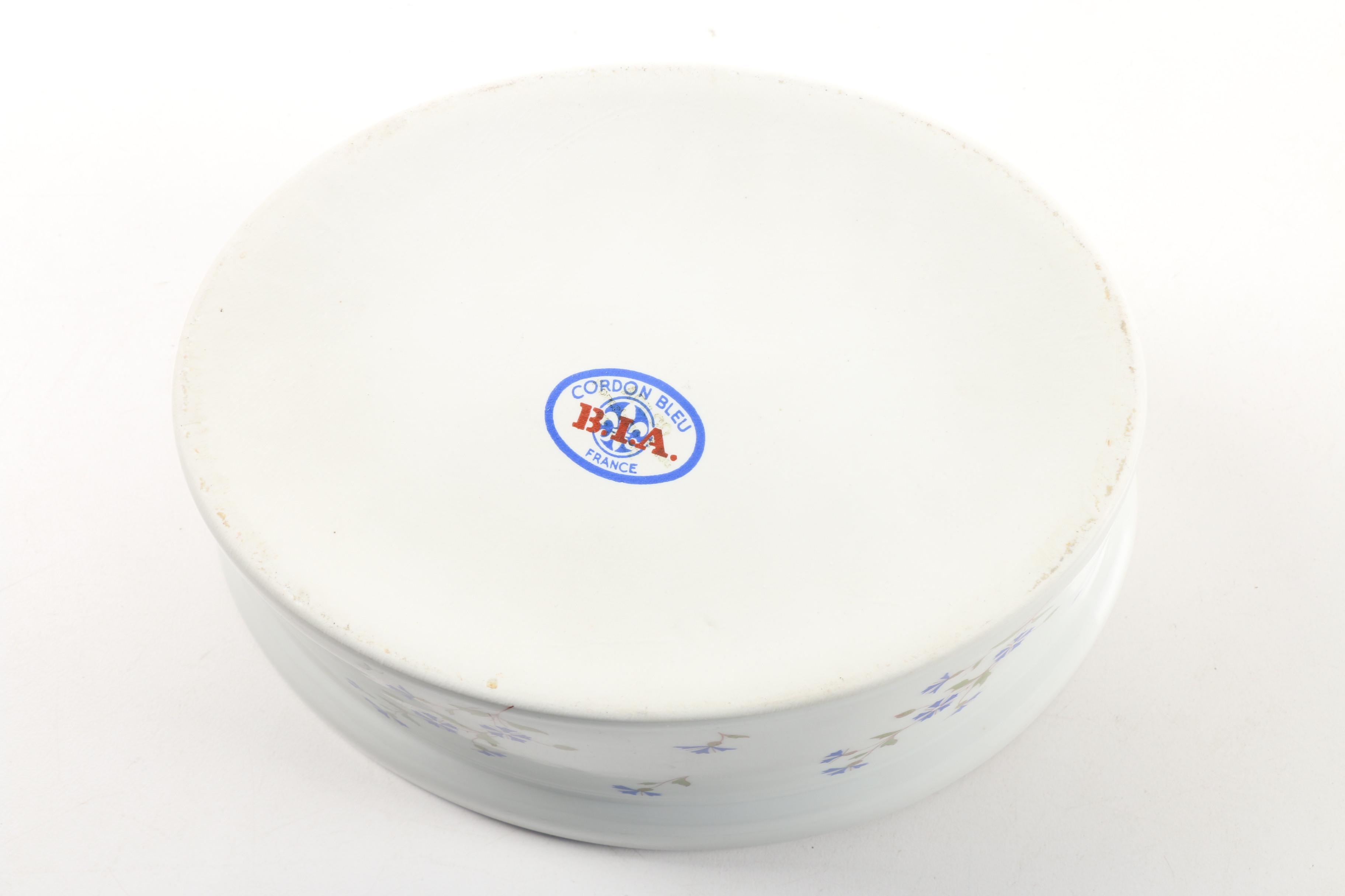 1985 Lenox Porcleain Pitcher with Cordon Bleu Casserole Dish