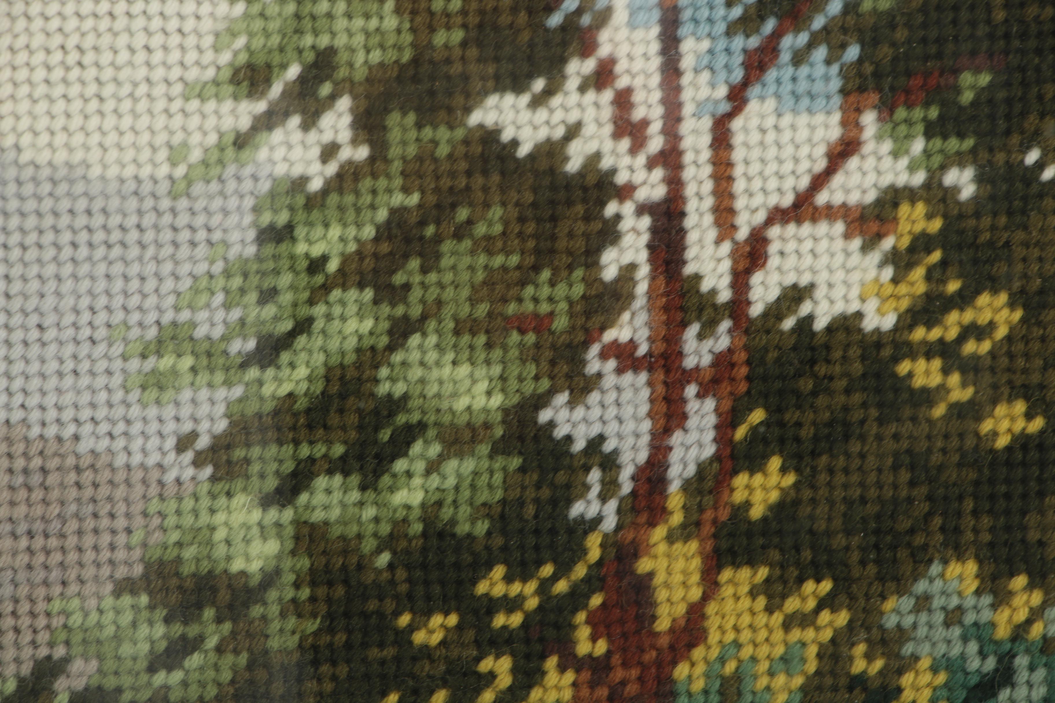 Needlepoint of a Country Farm