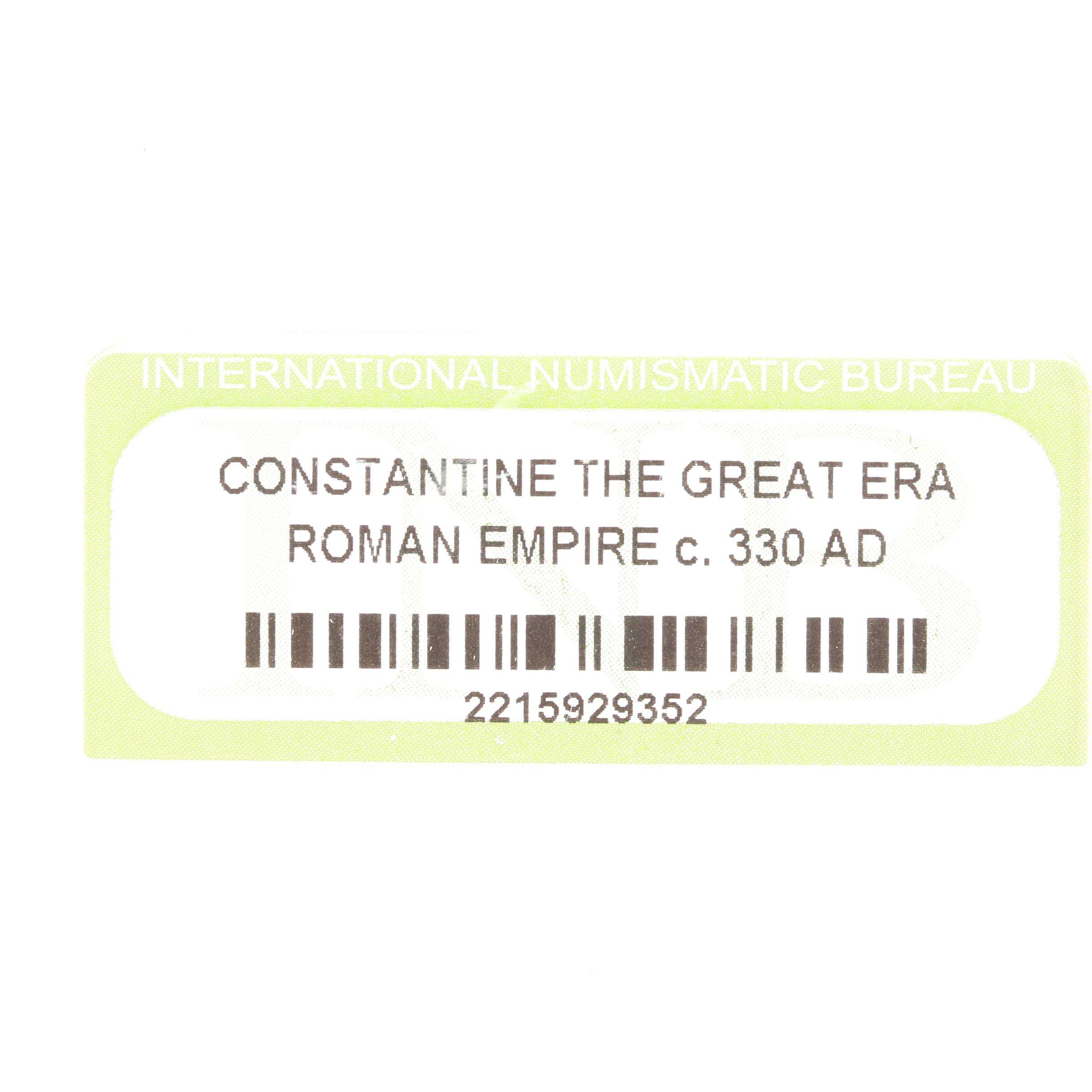 Ten Ancient Roman Imperial Bronze Coins from Constantine the Great's Era