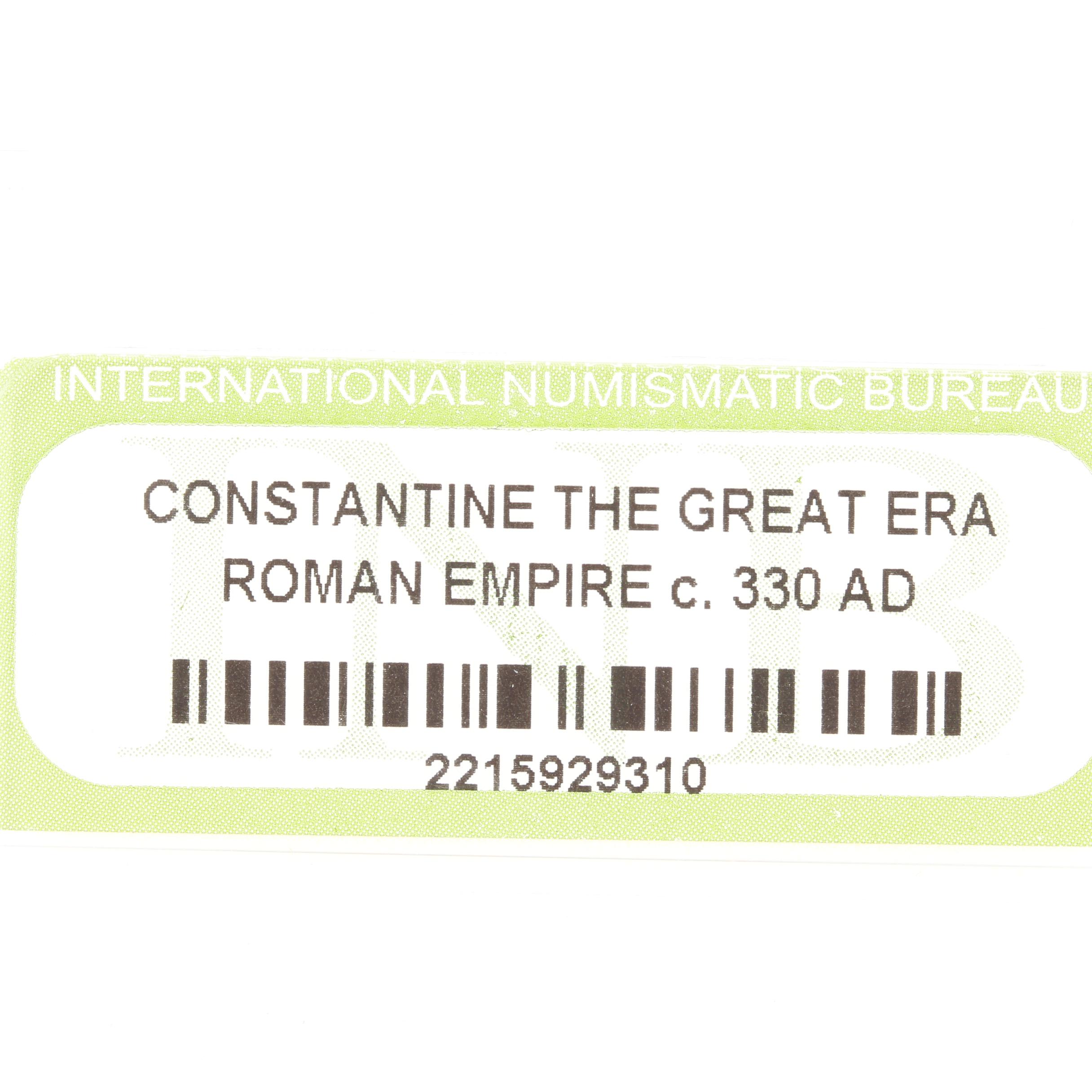 Ten Ancient Roman Imperial Bronze Coins from Constantine the Great's Era
