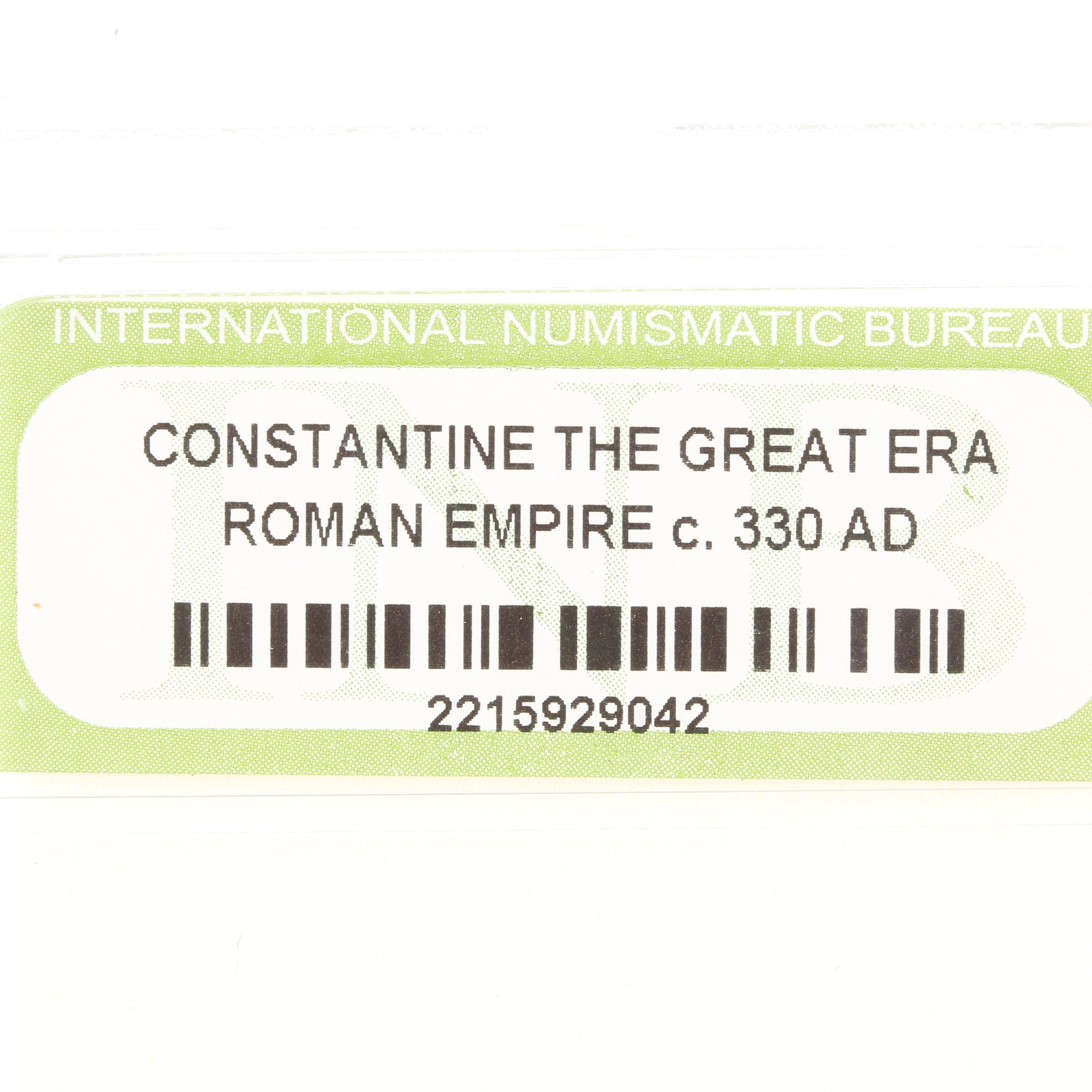 Ten Ancient Roman Imperial Bronze Coins from Constantine the Great's Era