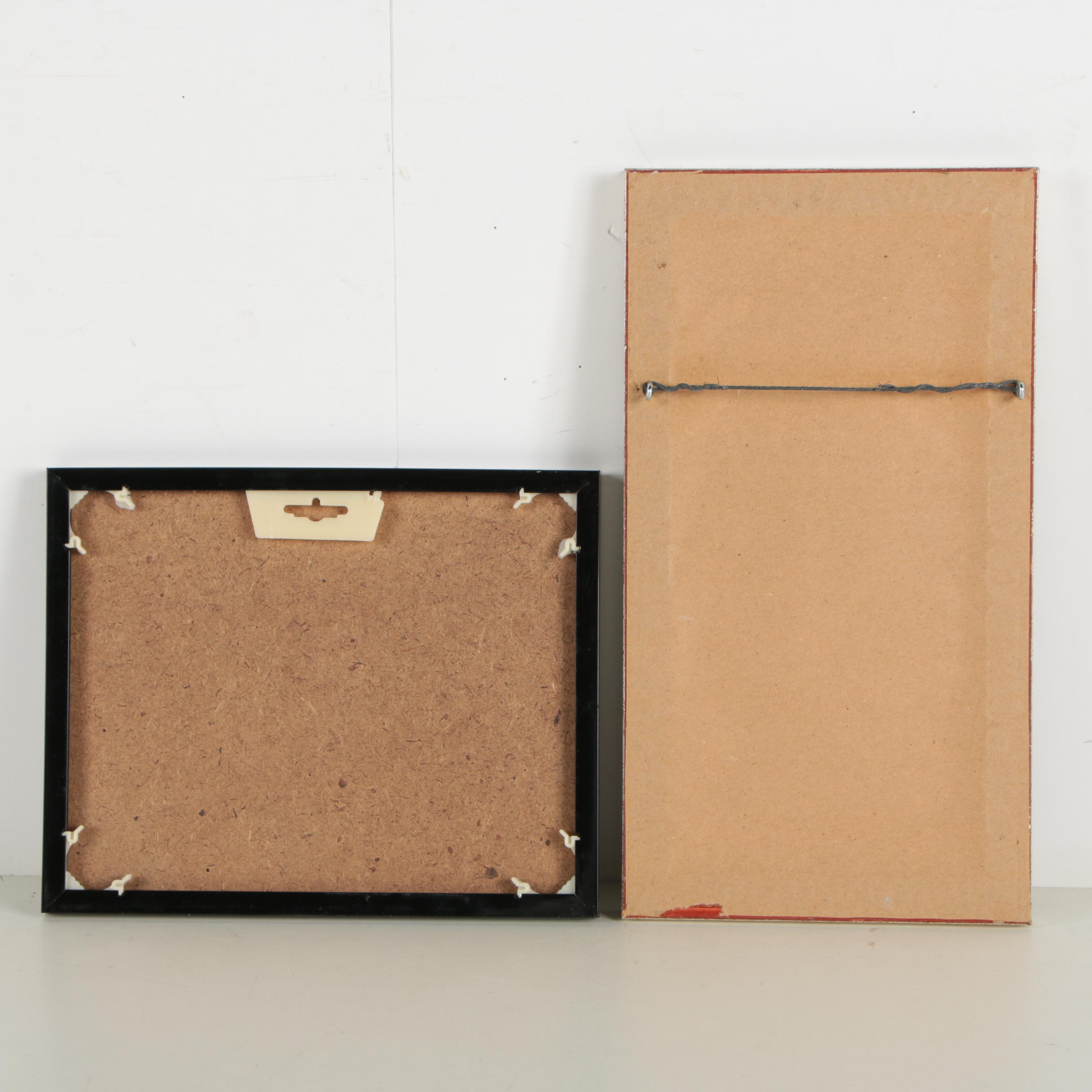 Two East Asian Ink Brush Paintings