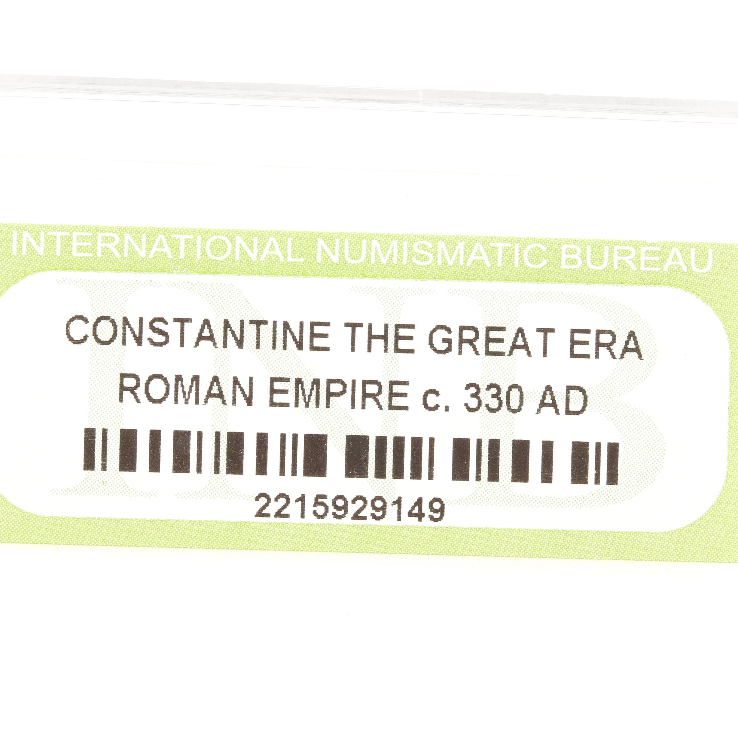 Ten Ancient Roman Imperial Bronze Coins from Constantine the Great's Era