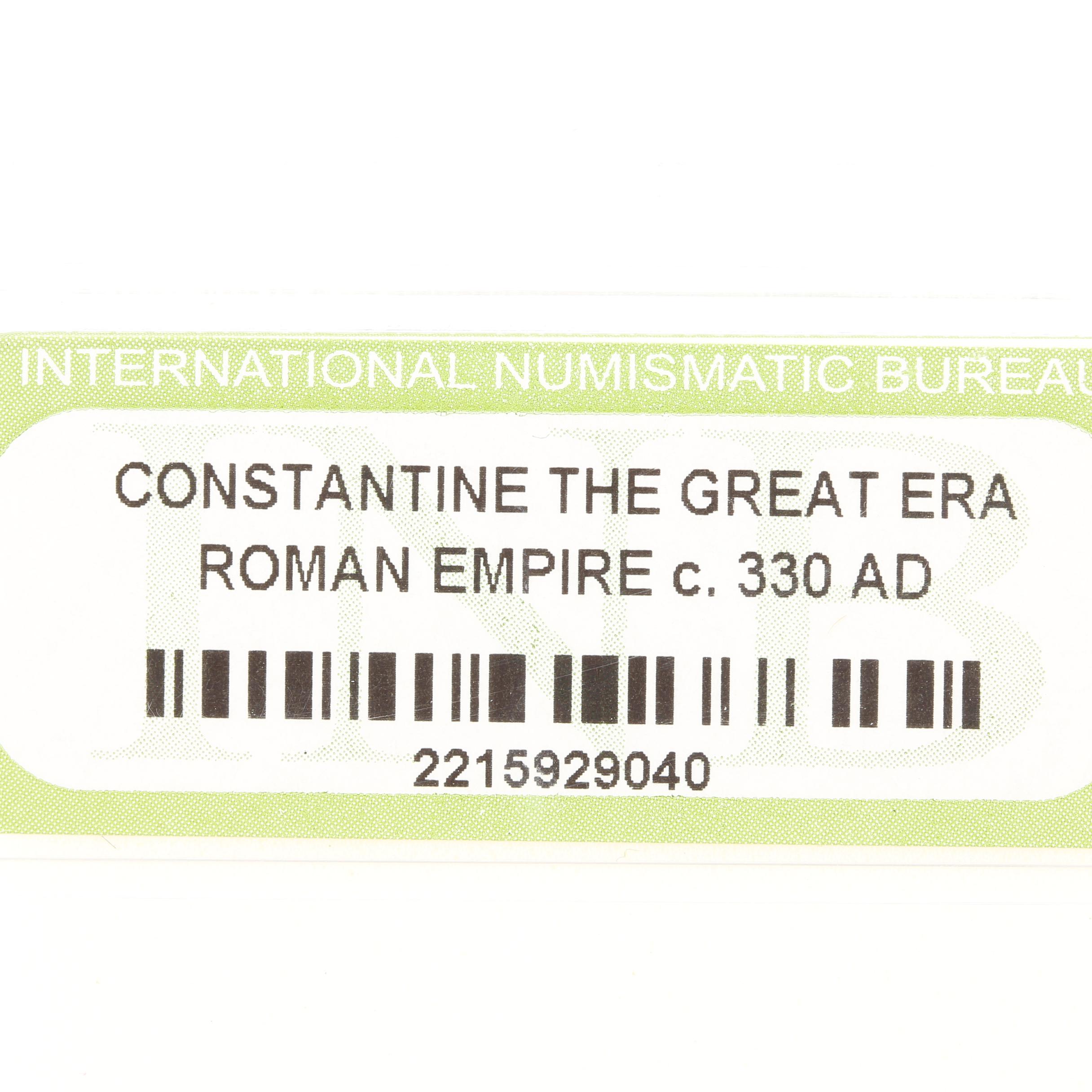 Ten Ancient Roman Imperial Bronze Coins from Constantine the Great's Era