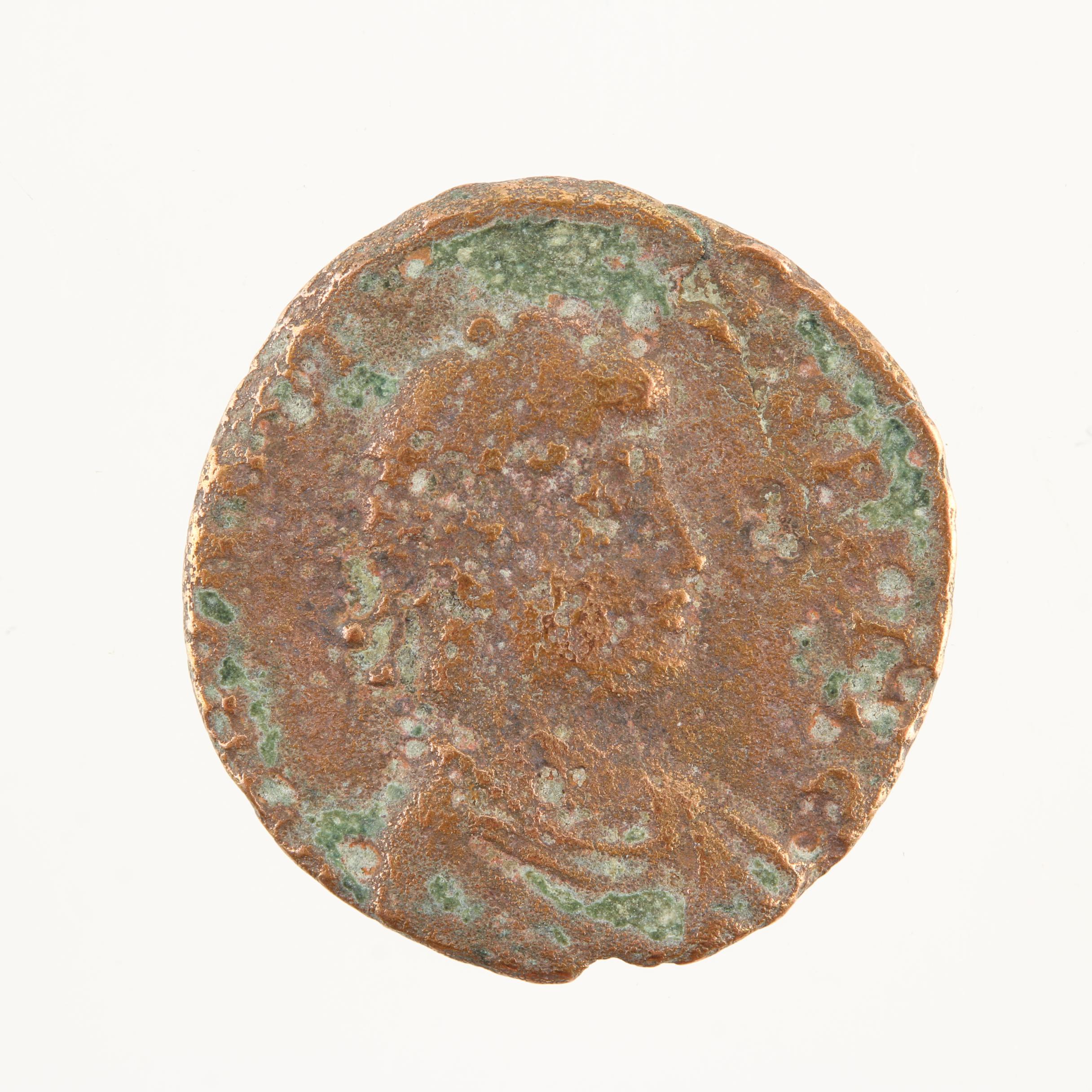 Ten Ancient Roman Imperial Bronze Coins from Constantine the Great's Era