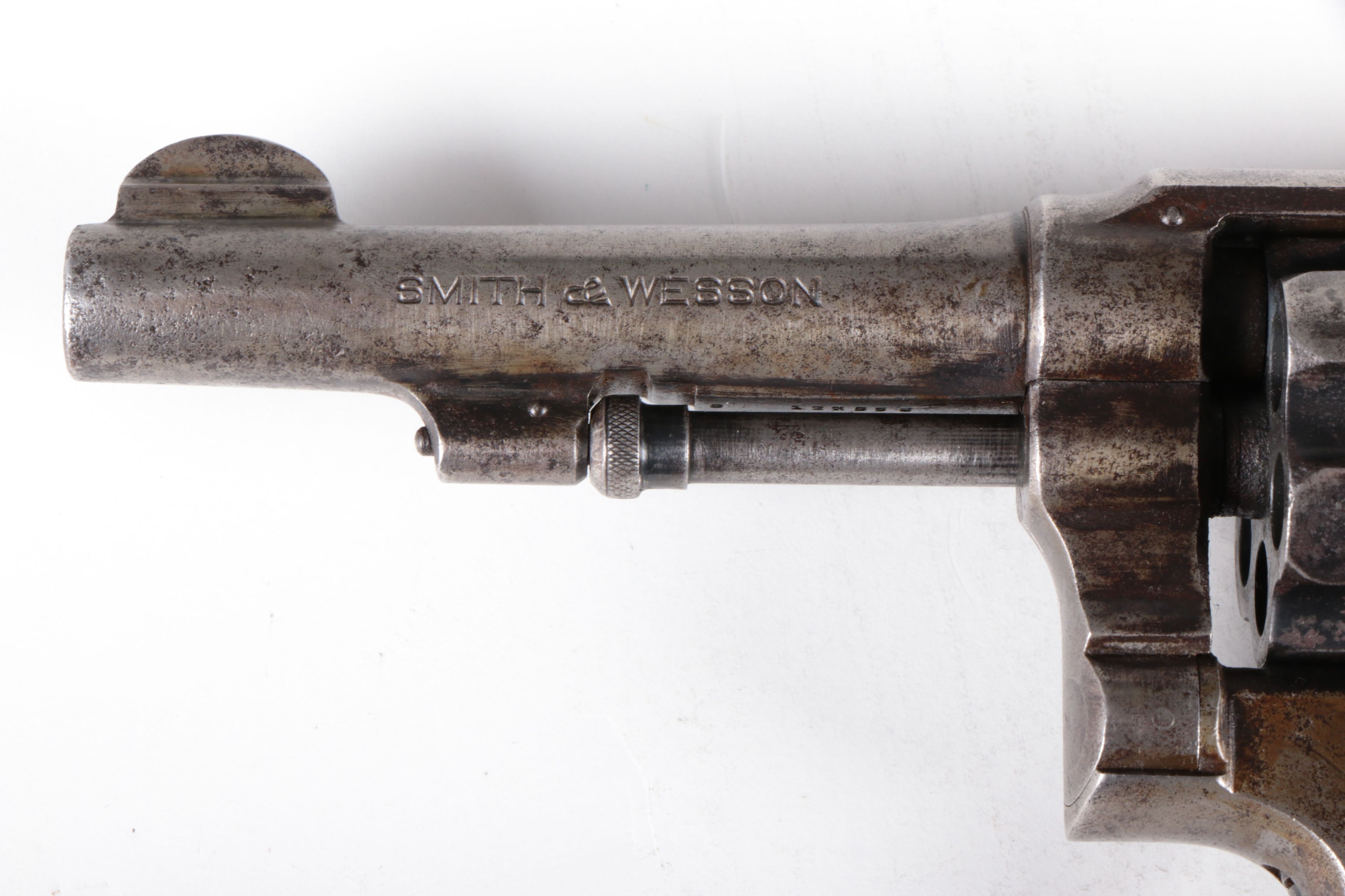 Circa 1915 Smith & Wesson .32-20 Caliber Model 10 Revolver With Leather Holster